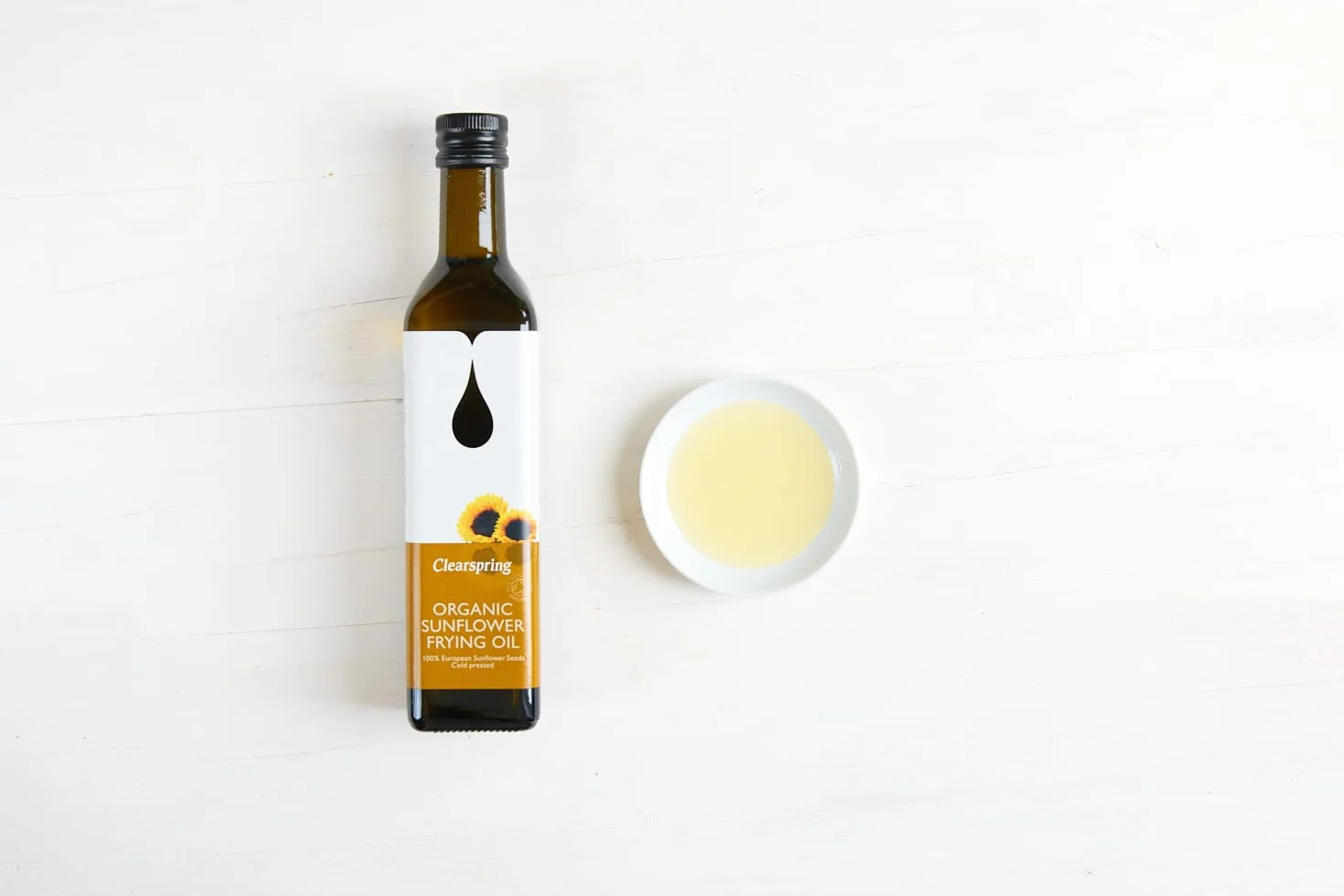 Clearspring Organiczny olej słonecznikowy do smażenia 500 ml