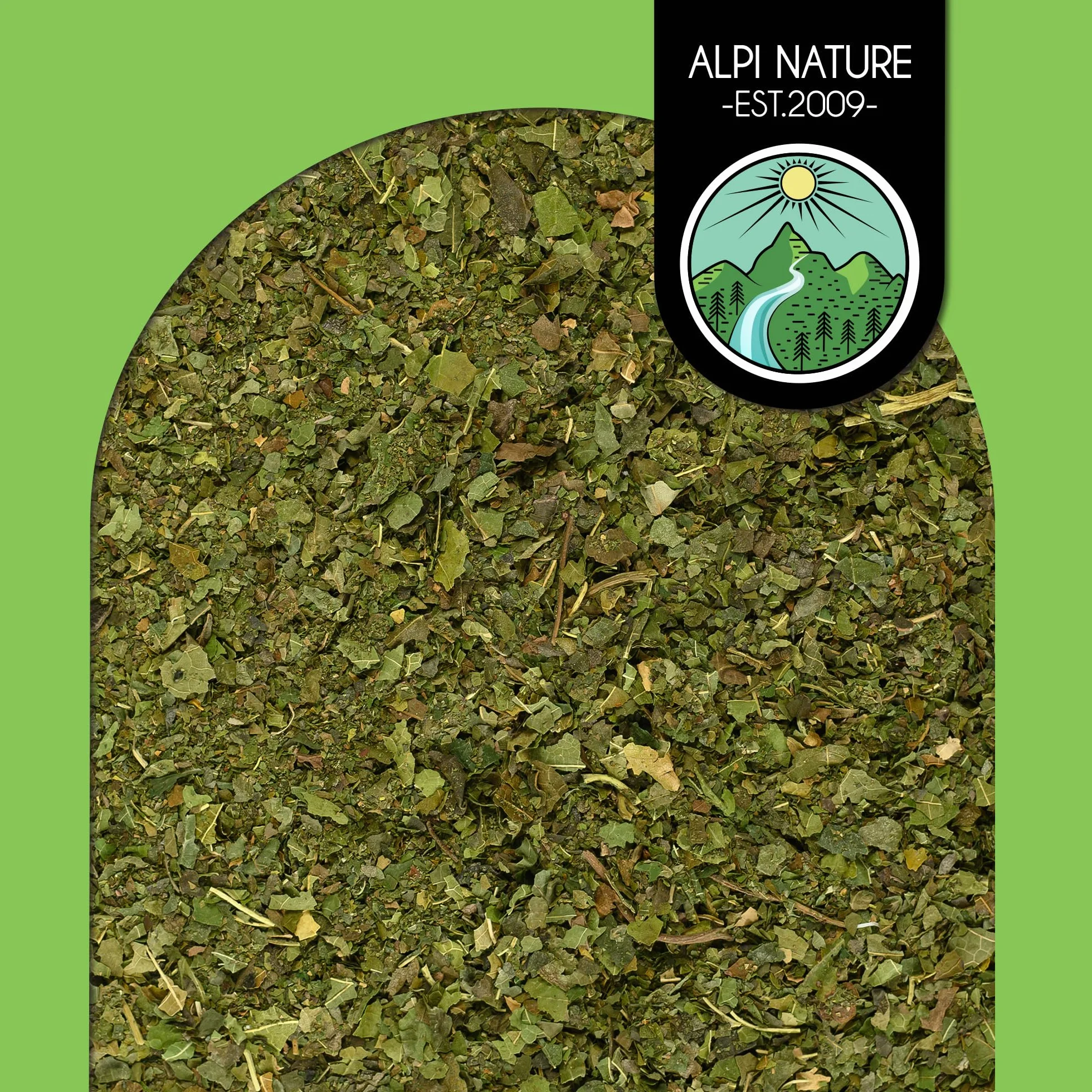 Alpi Nature Herbata z Liści Morwy 125g, Suszone i Cięte Liście Morwy, Herbata Liściasta