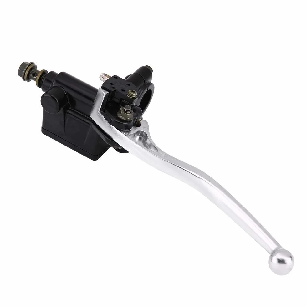 7/8"22mm dźwignia hamulca motocyklowego pompa ze stopu aluminium motocykl prawy przedni cylinder hamulcowy dla CBR250 CB250 VT250 VTR250 CB400 CL400 NSR250