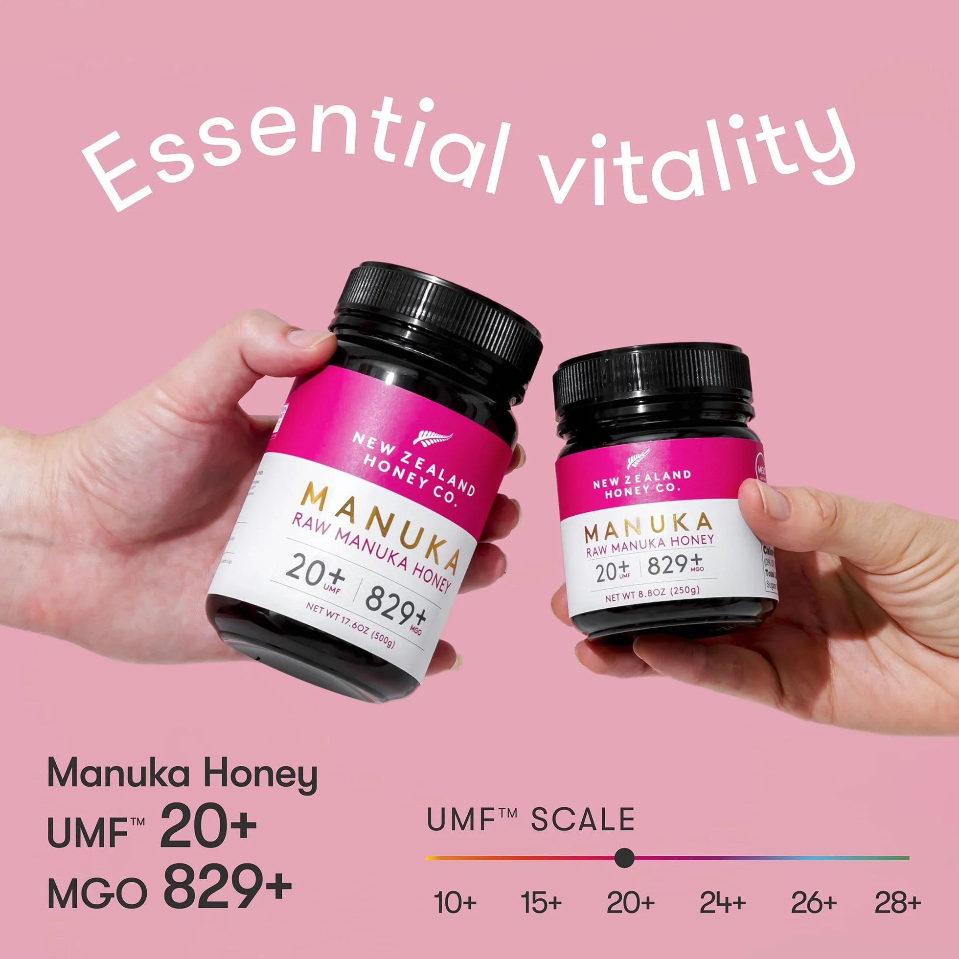 New Zealand Honey Co. Naturalny miód Manuka UMF 20+ / MGO 829+ | 250g