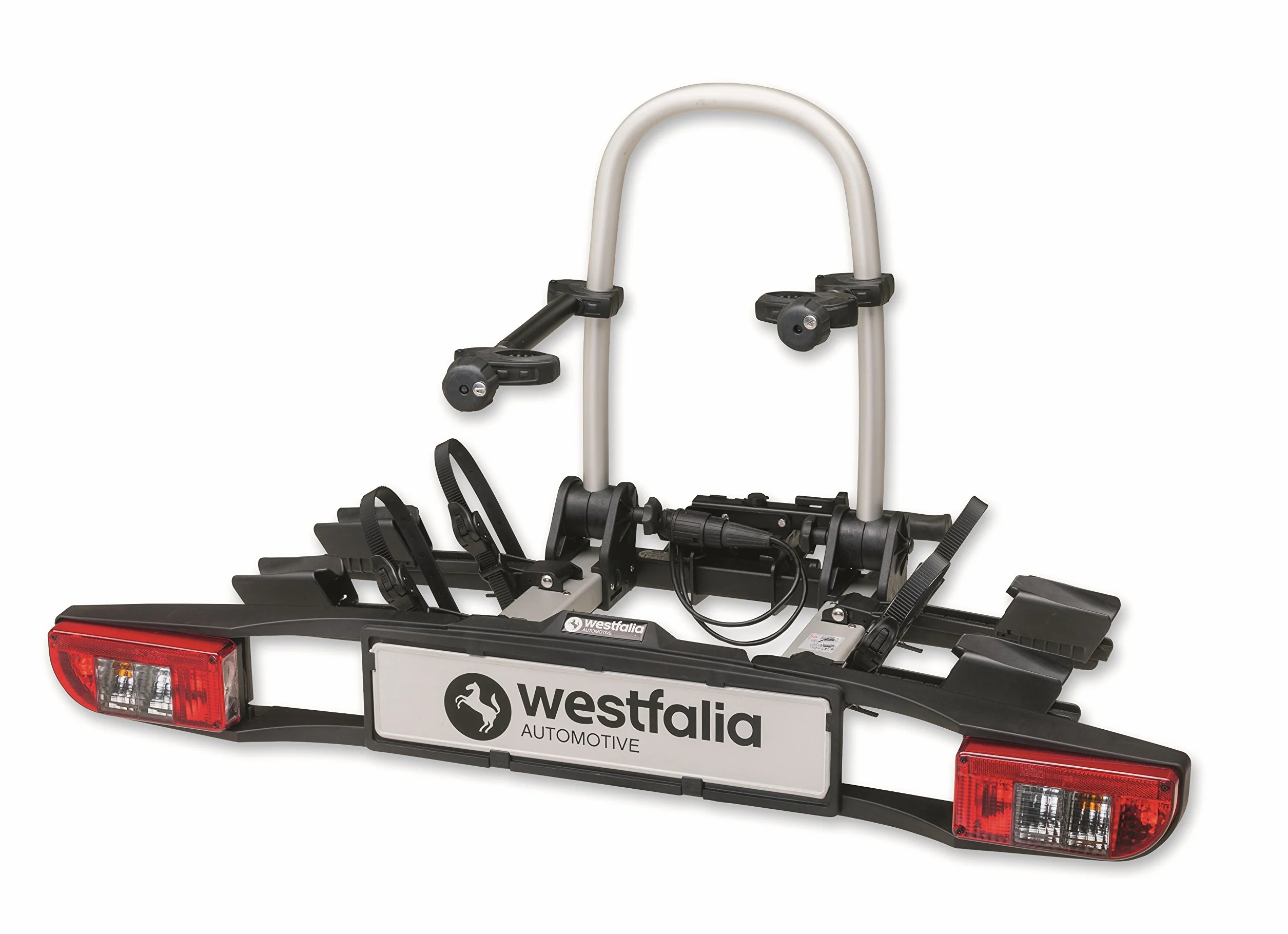 Westfalia Automotive 350053600001 Bagażnik Rowerowy, Czarny/Srebrny, Na 2 Rowery