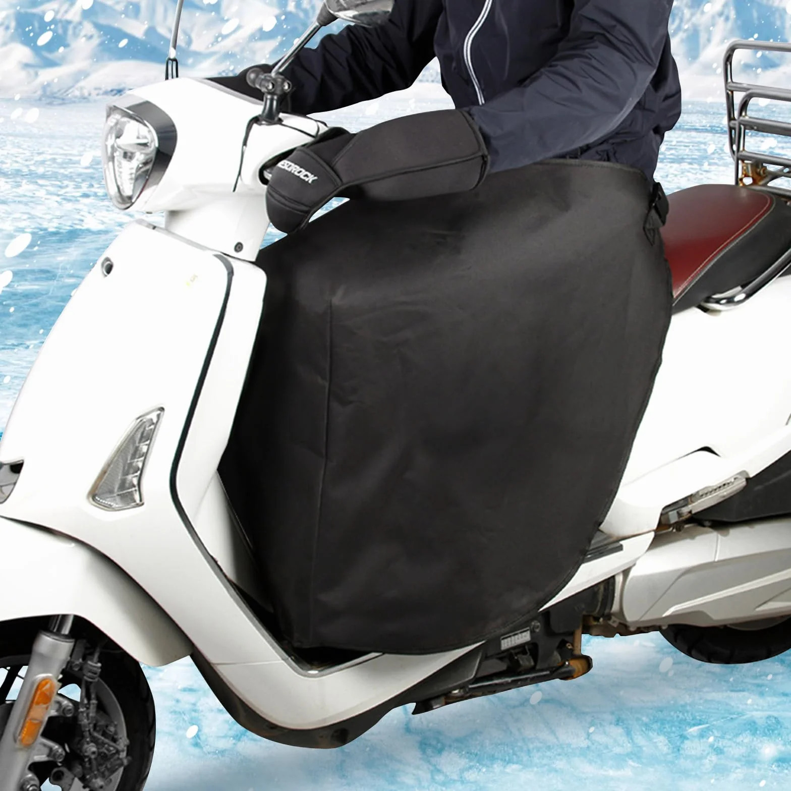 Pokrowiec na nogi skutera i motocykla, wiatroszczelny, ciepły koc, przeciwdeszczowy, uniwersalny rozmiar