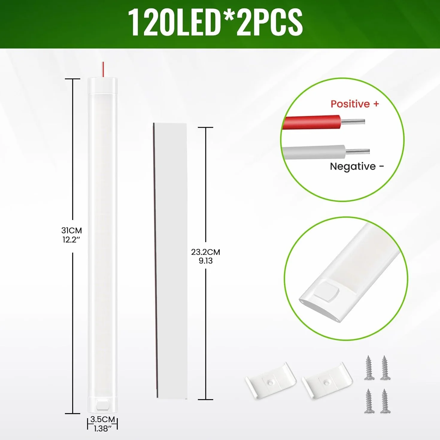 Bonlux 12V Taśma LED 120 diod 6000K do kampera furgonetki
