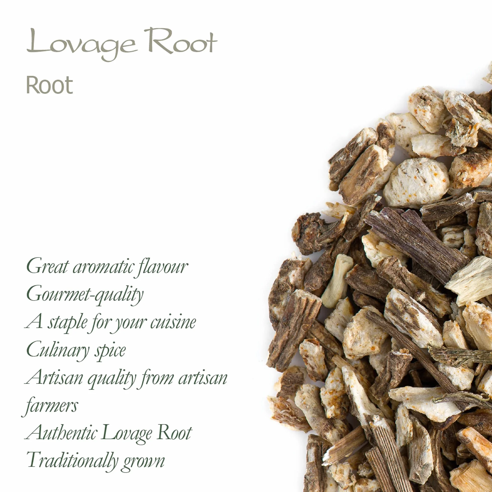 Lovage Root Dried - Lovage Roots - Levisticum Officinale 100g