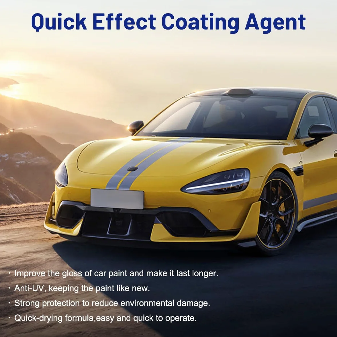 2 szt. Quick Effect Coating Agent, Advanced Car Quick-acting Coating Agent Spray 3 w 1, wysoka ochrona lakieru samochodowego, środek do odnawiania samochodu, długotrwała ochrona lakieru samochodowego