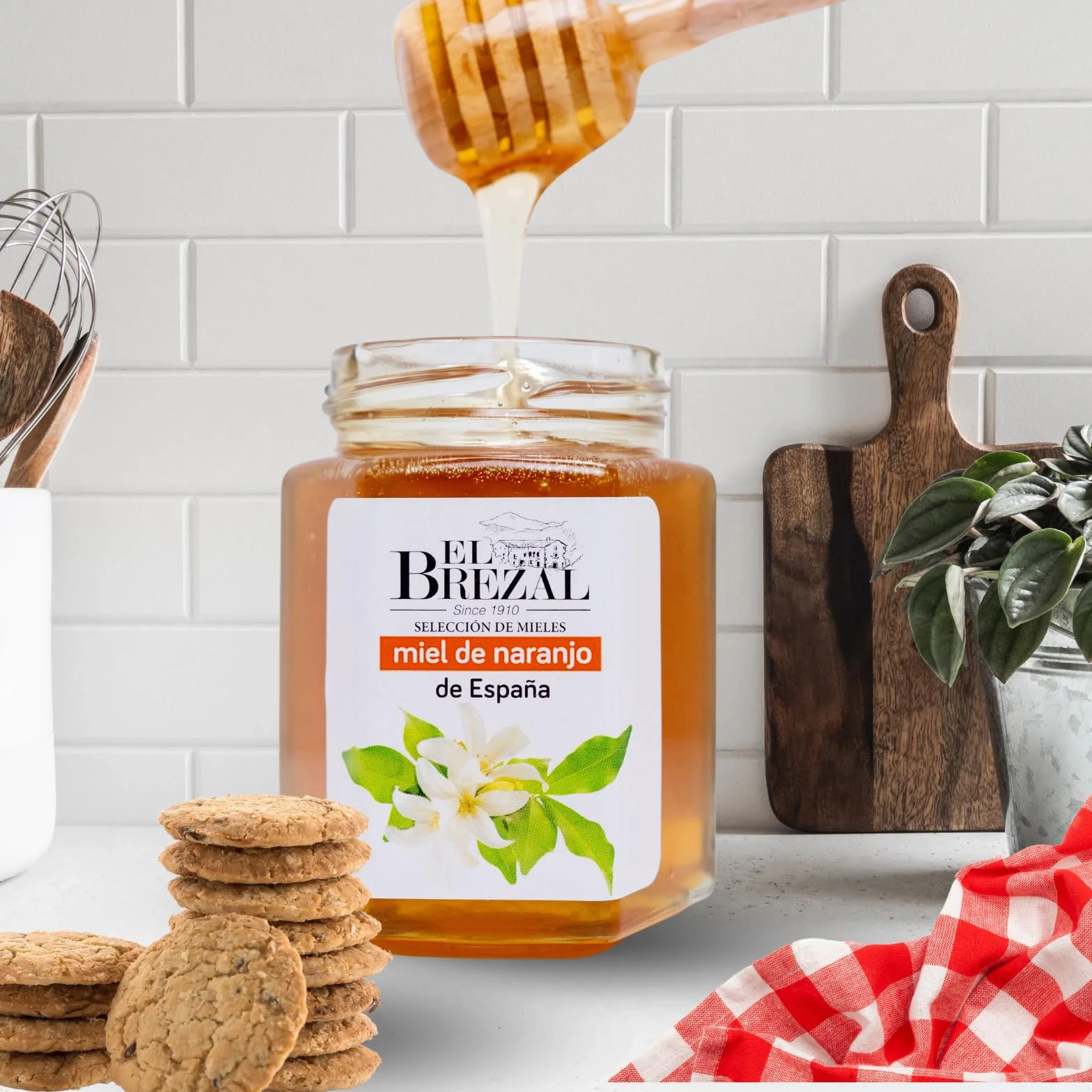 Zestaw Upominkowy Miód Kwiatowy Pomarańczowy Leśny 3 x 250 g Hiszpania
