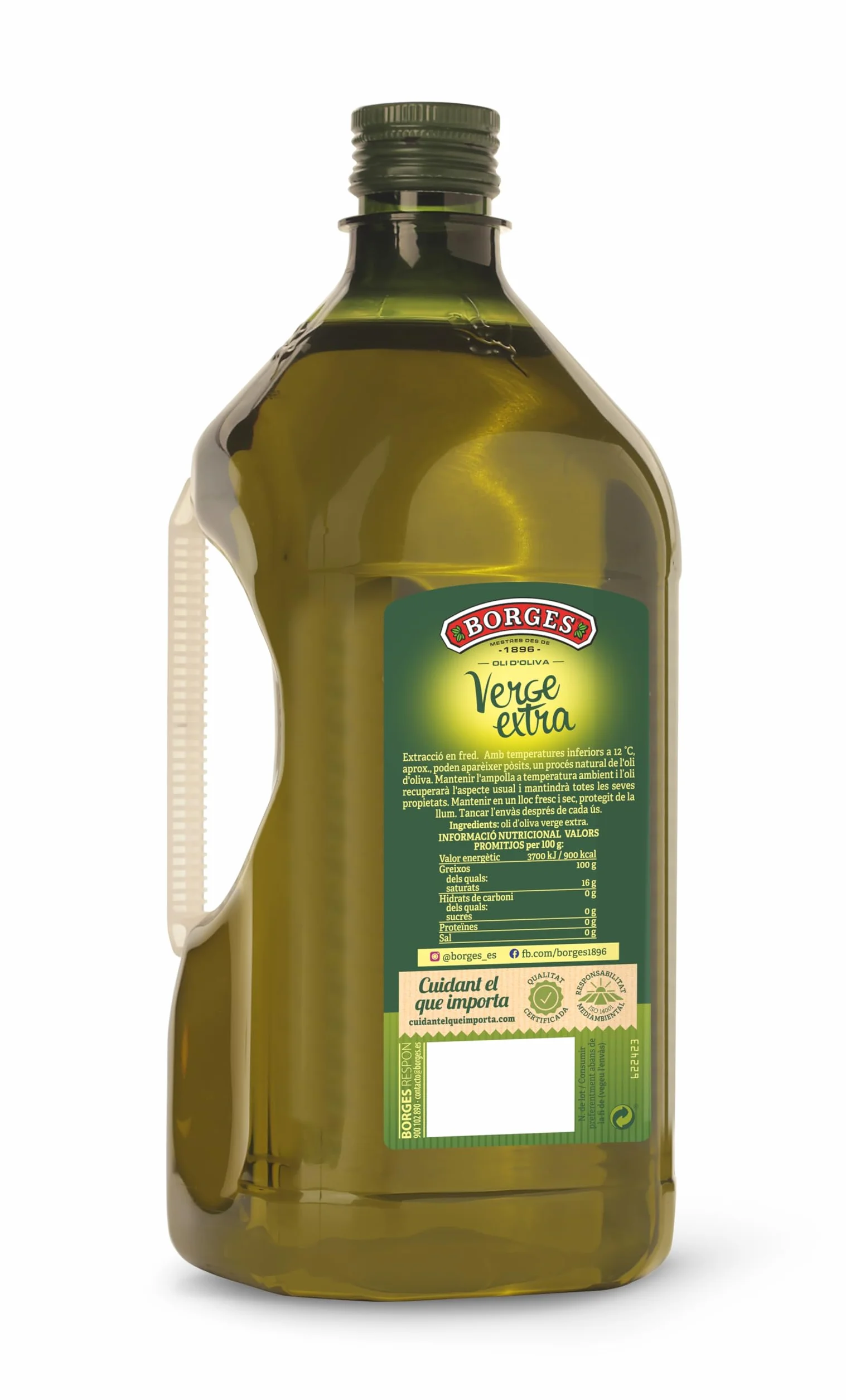 Borges: Aceite Virgen Extra - oliwa z oliwek z pierwszego tłoczenia - 2 l