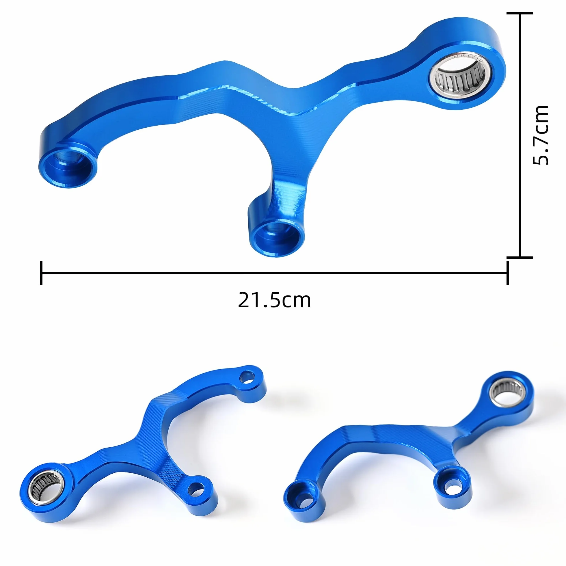 Aluminiowy niebieski stabilizator zmiany biegów Compatible with Yamaha Tenere 700/XTZ700, Tenere 700 Rally Edition 2020-2024, Tenere 700 World Raid 2022 2023, MT-07, MT07 Tracer (niebieski)