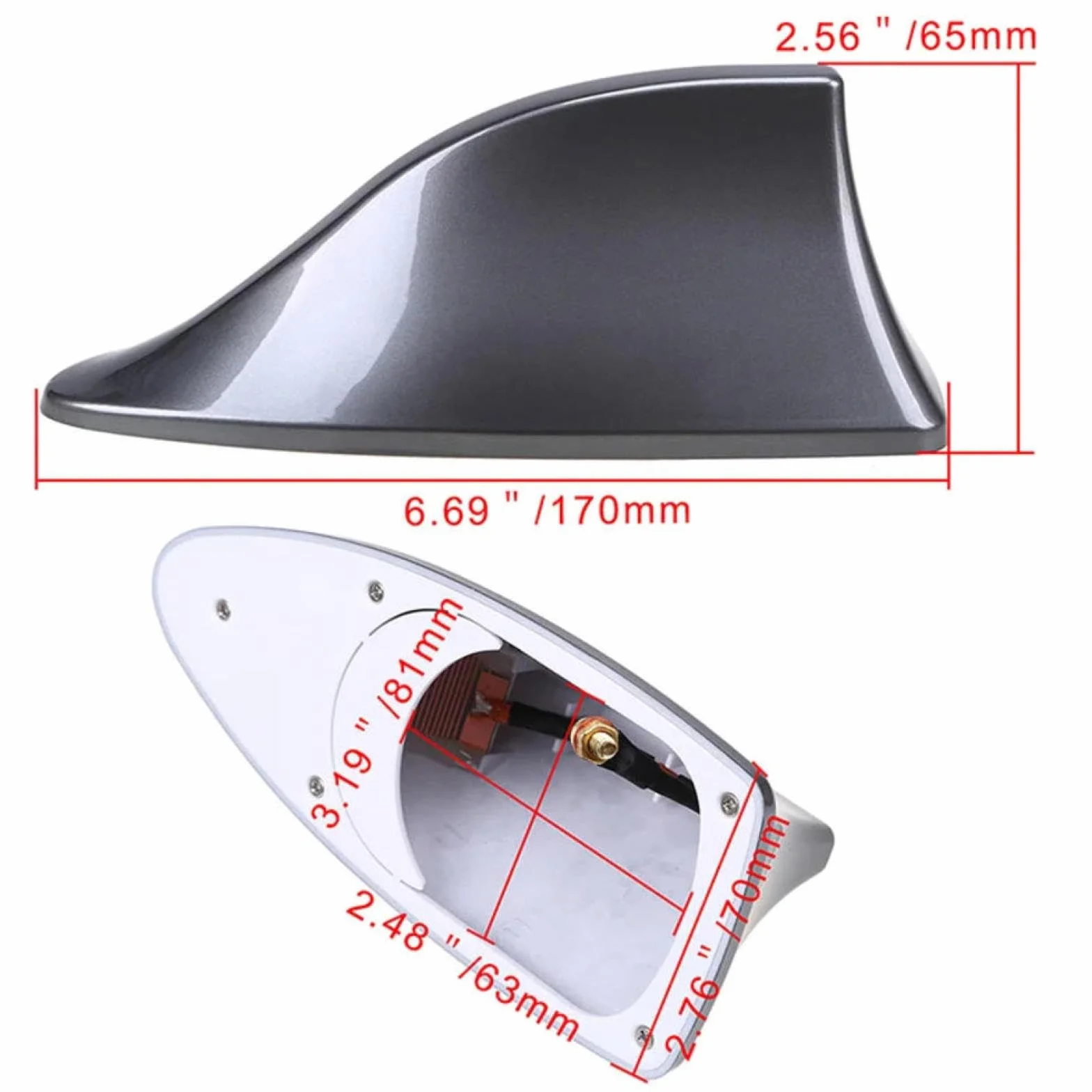 Dla Nissan Qashqai J10 Dualis 2006-2013,Uniwersalna antena płetw samochodowych Shark Shark Shark specjalna