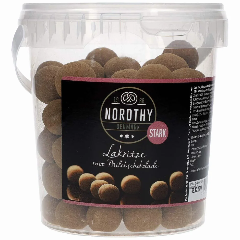 Nordthy Lukrecja z mleczn? czekolad? STARK 500 g