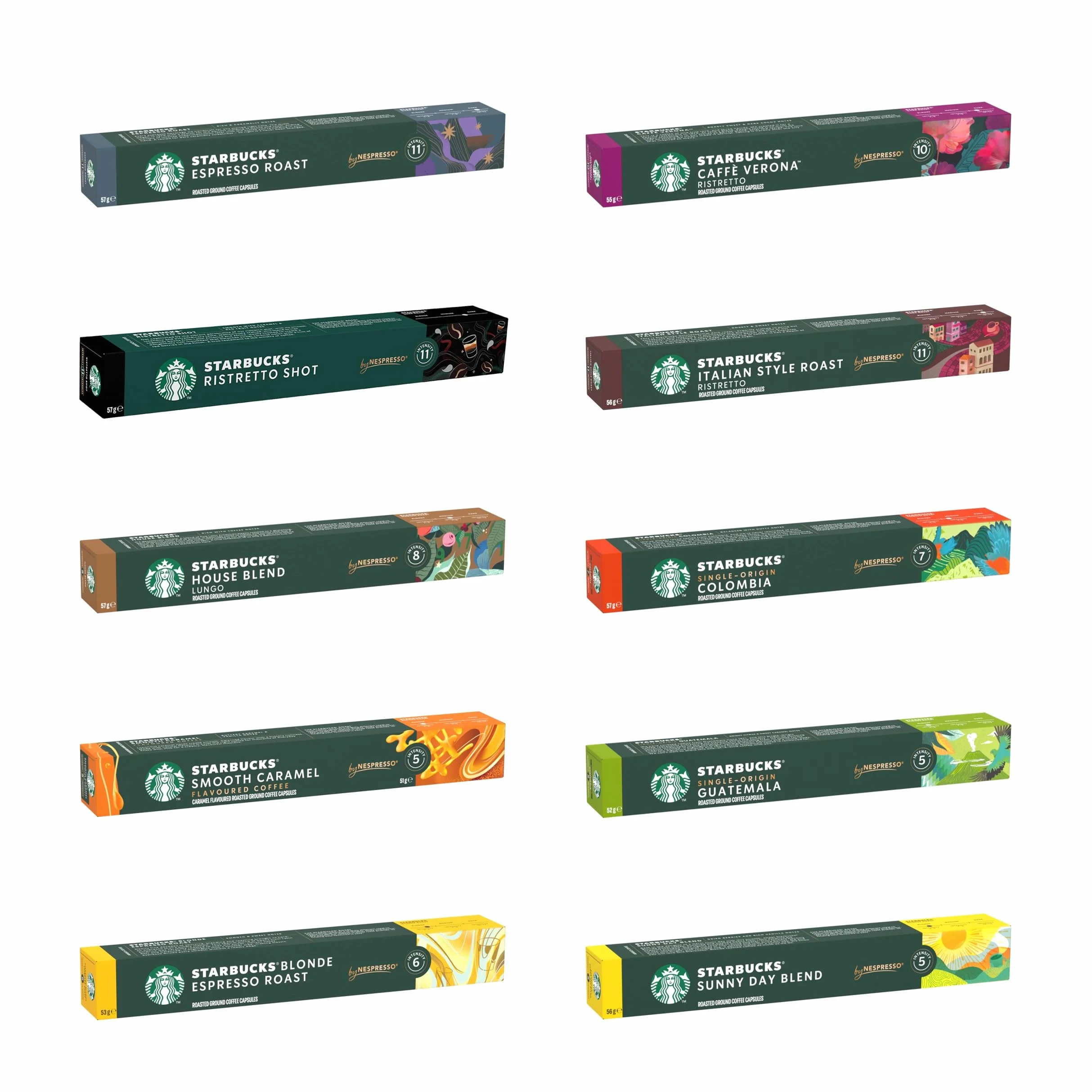 STARBUCKS Discovery Variety Pack Nespresso Kapsułki Kawy 100 Kapsułki Amazon Exclusive