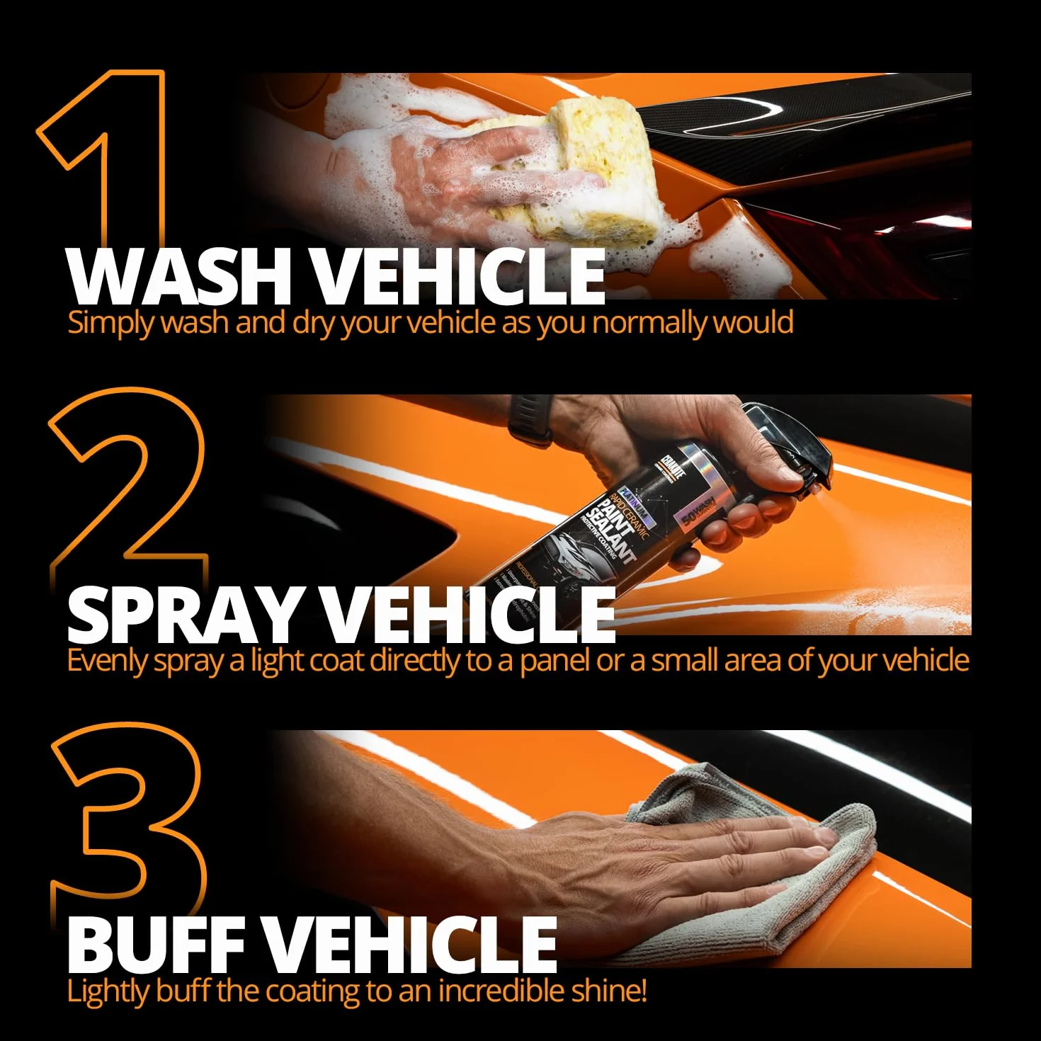 CERAKOTE Ceramic Paint Sealant | profesjonalna powłoka lakieru na bazie ceramiki | odporna na wodę i zabrudzenia | szybkie i łatwe zastosowanie | długotrwała ochrona | głęboki połysk i efekt perlenia