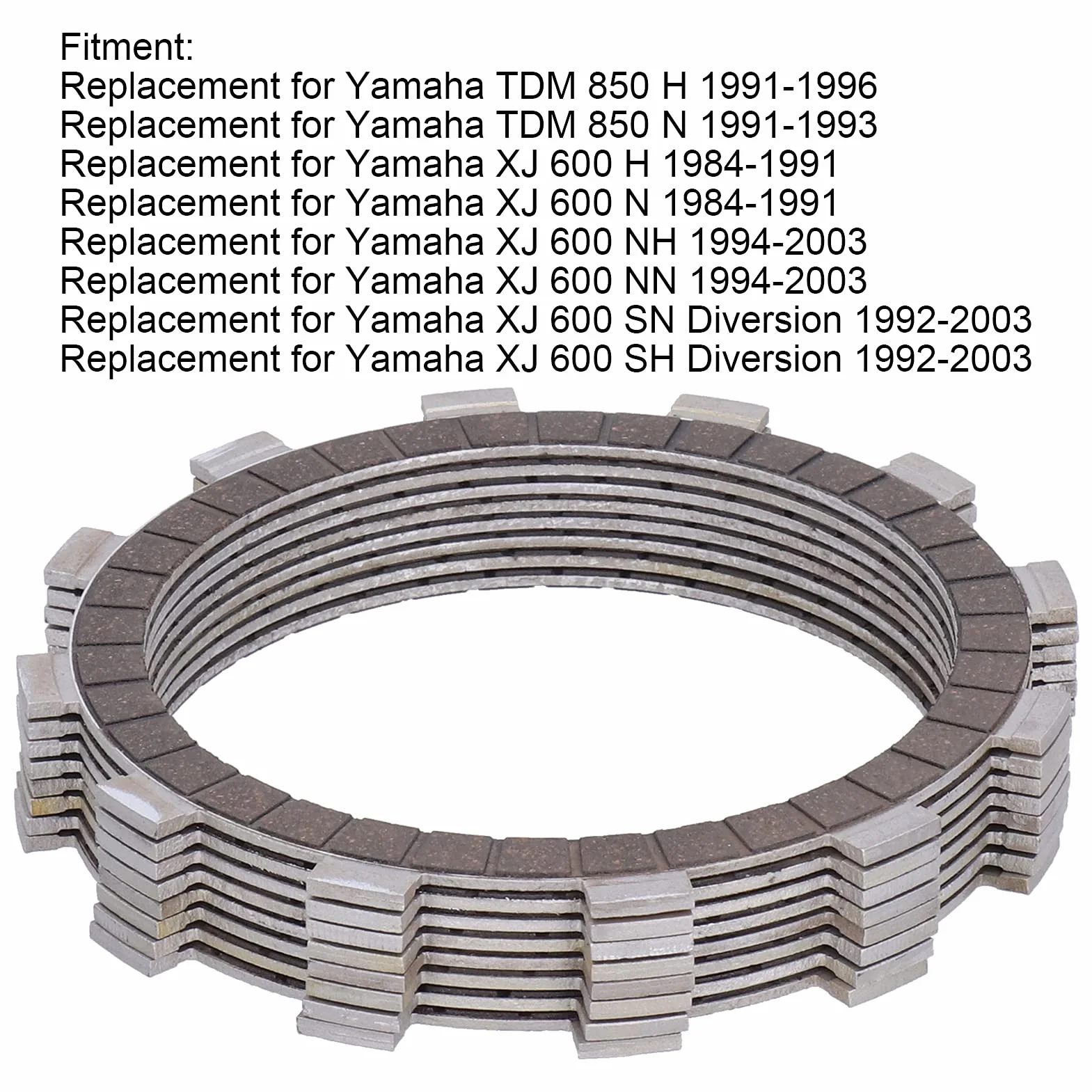 8 sztuk tarcze sprzęgła motocykla, tarcze sprzęgła silnika pasujące do TDM 850 H 1991-1996 itp