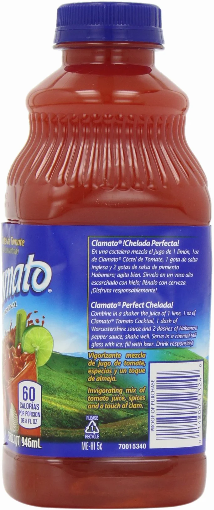 Clamato Sok pomidorowy koktajl 946 ml (opakowanie 3 szt.)