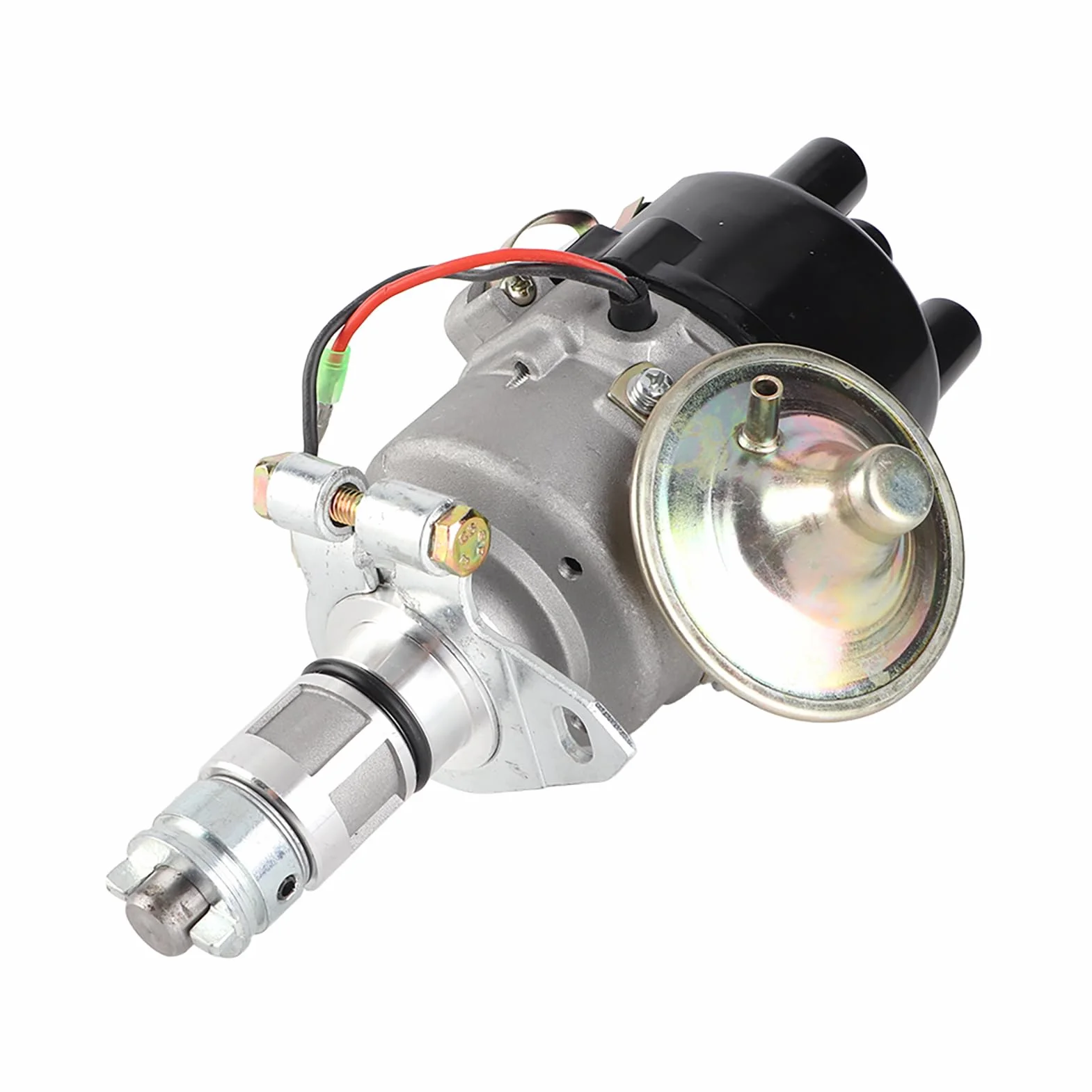 Cocoarm Elektroniczny Dystrybutor Zamiennik Rozdzielacza Zapłonu ze Stopu Aluminium dla 45D 4 Cylindry Pasuje do BMC A Series 1969 do 1981 Classic Car Accessory