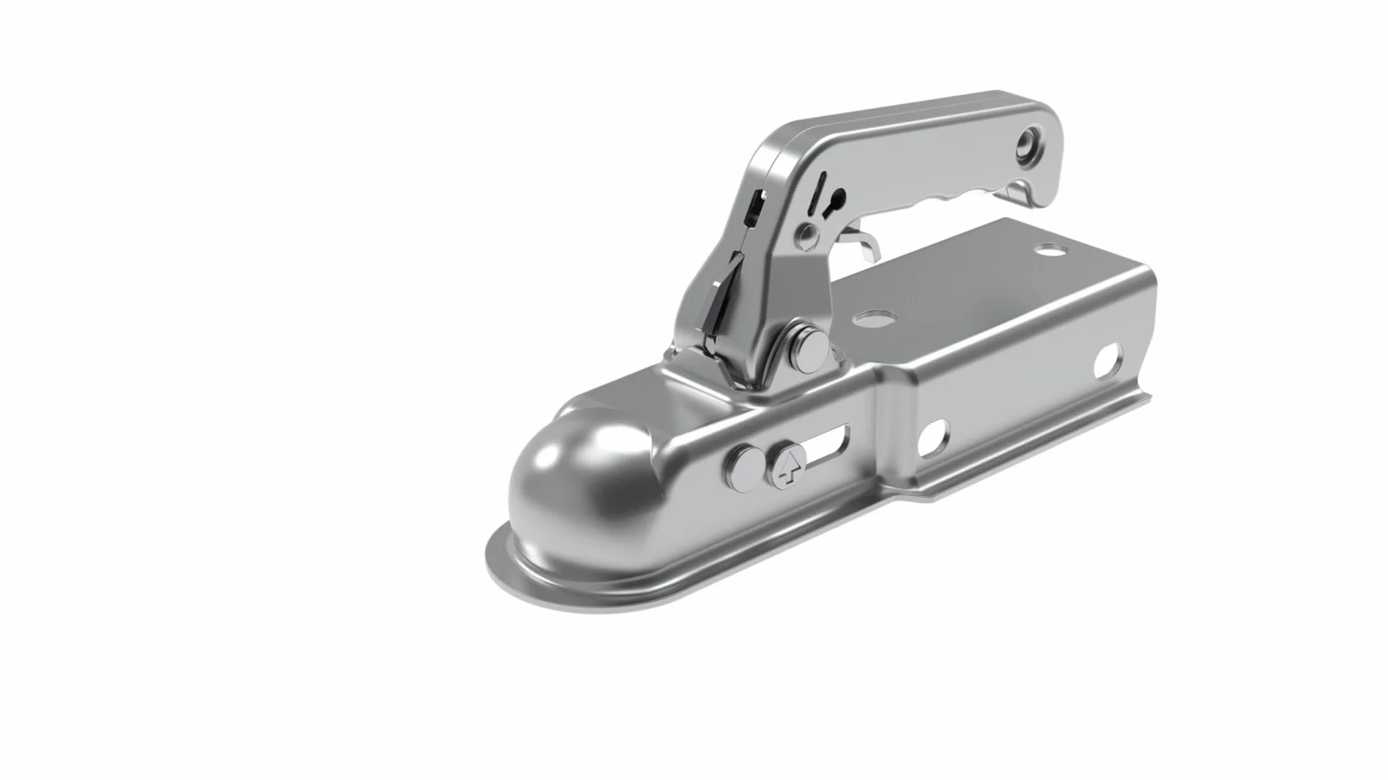 Sprzęgło kulowe do 750 kg do rury czworokątnej/60 mm
