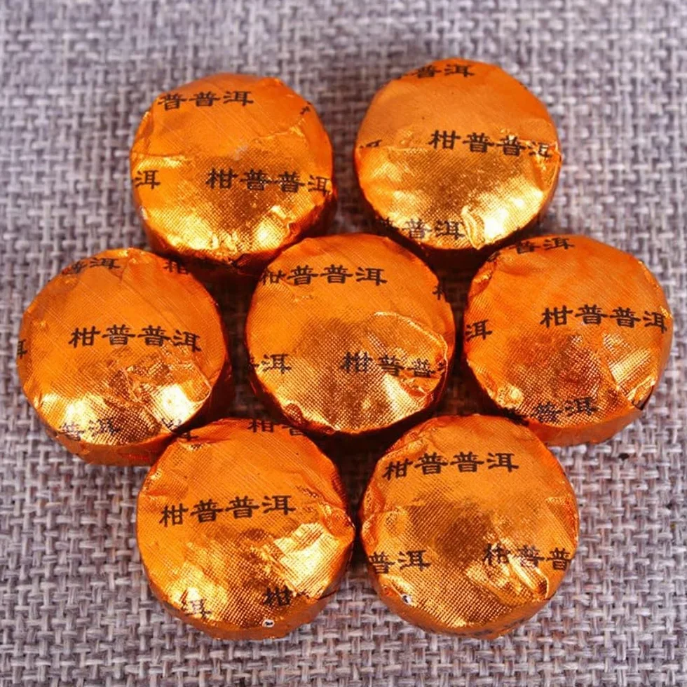 Yunnan Mini Tuocha Z Herbaty Pu 'er, Skórka Mandarynki Xinhui Pu' er Dojrzała Herbata 500g Wybór Jakości 17.64 Uncji
