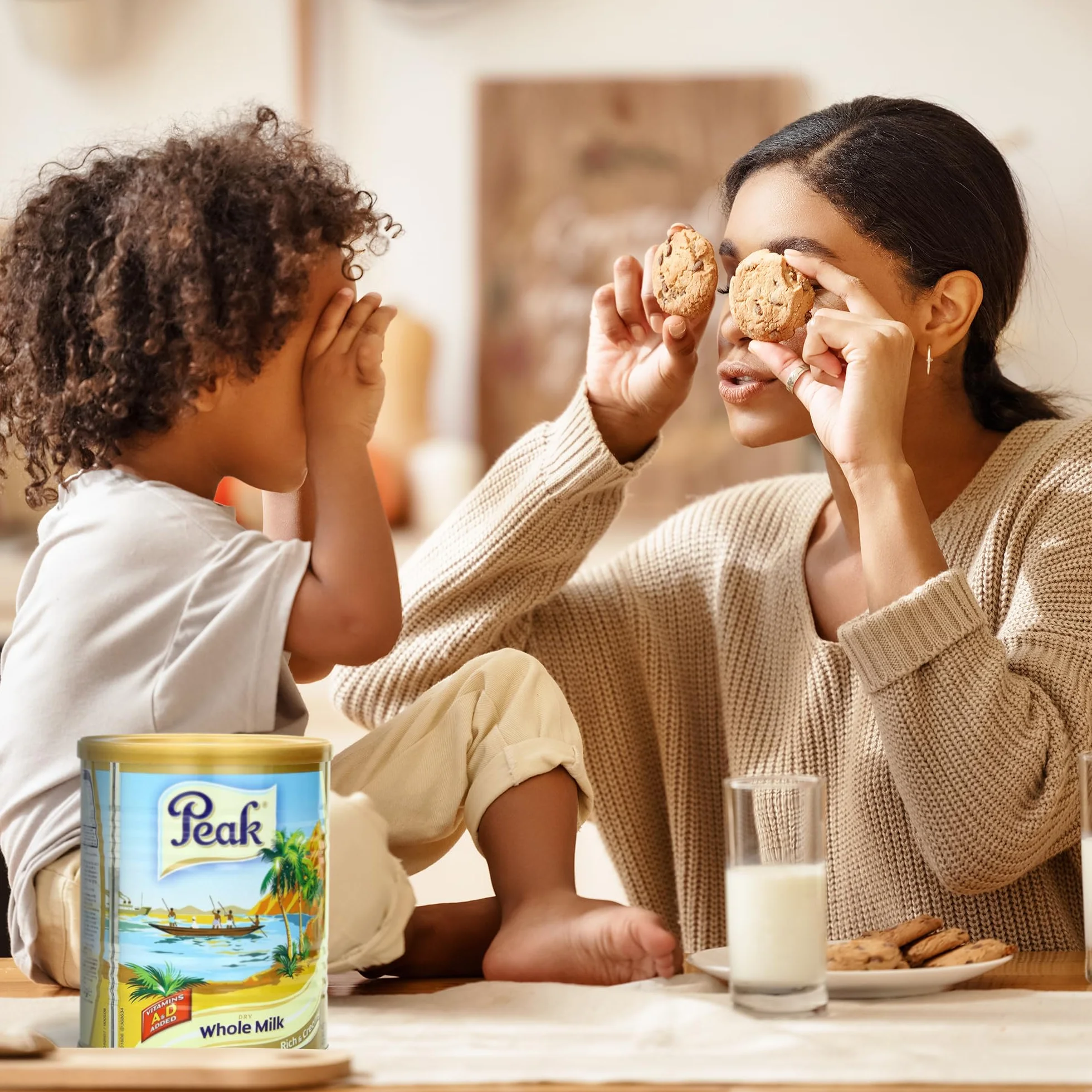 Peak Instant Full-Cream Dry Whole Milk Powder, 400 g Peak