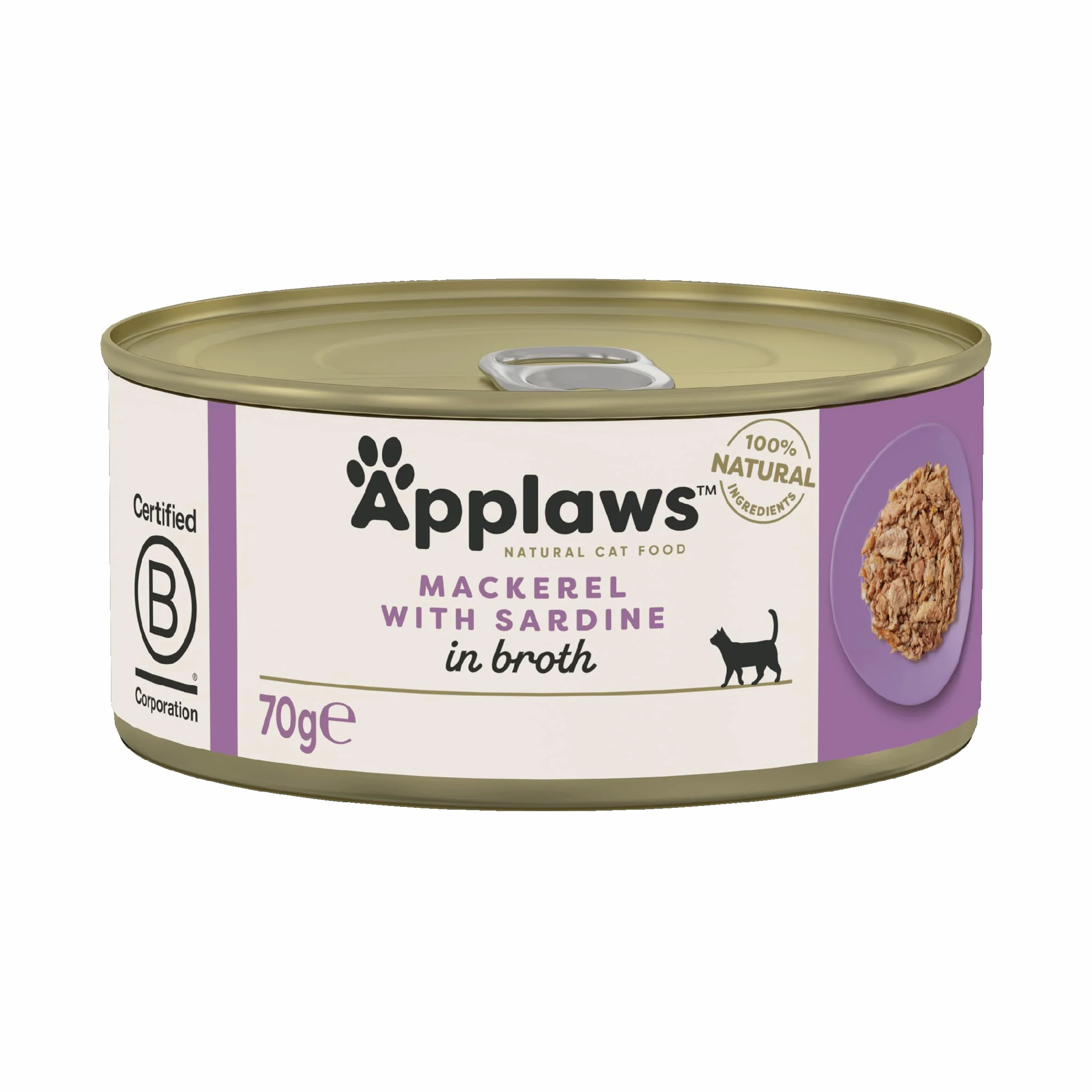 Applaws Cat Lata 70 g Caballa y Sardina 24 uds