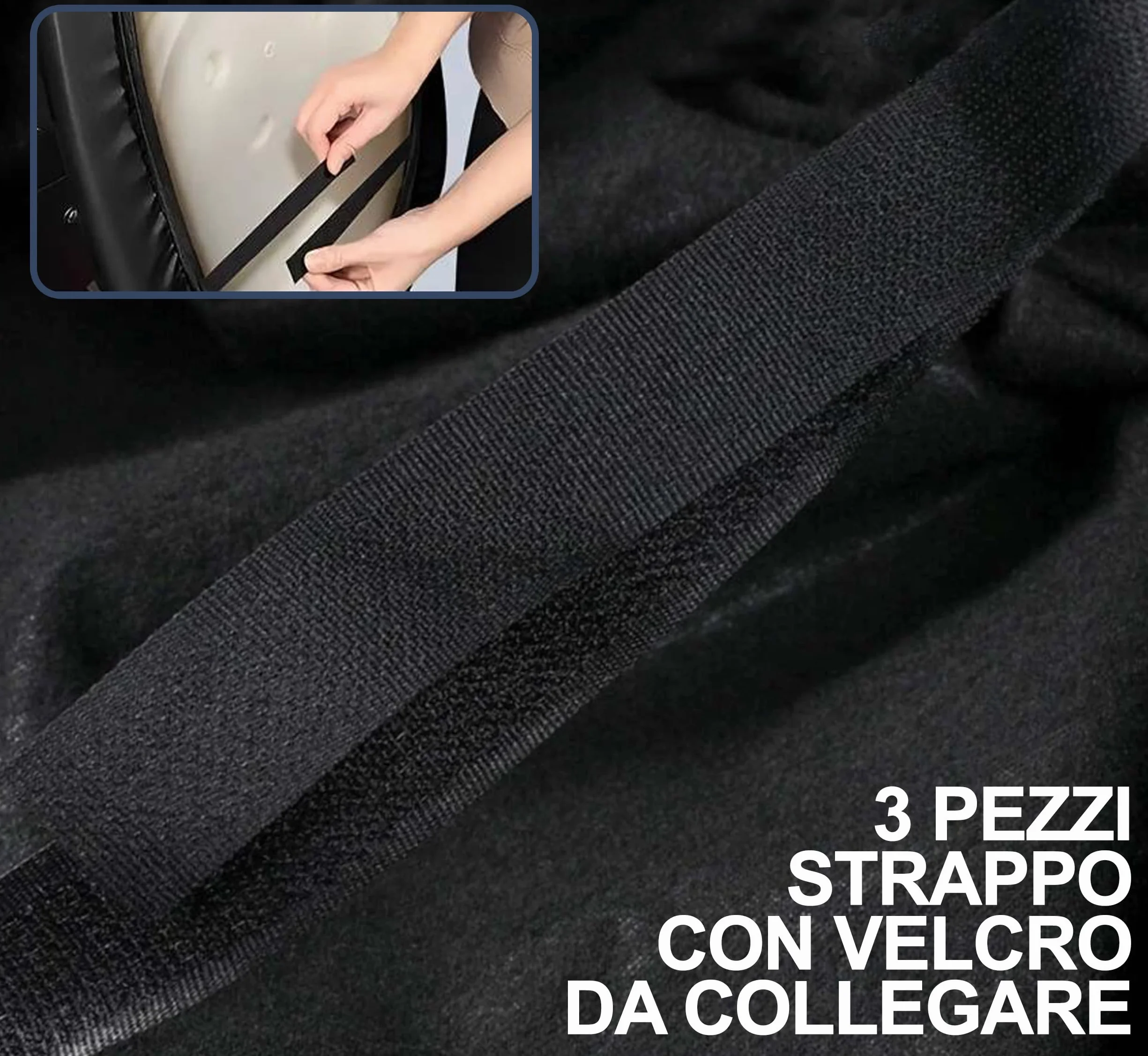 Auto Accessori Lupex Uniwersalny wodoodporny pokrowiec na siodełko w rozmiarze Maxi 115 x 50 cm, materiał PU sztuczna skóra, pokrowiec na siodełko, do skuterów i motocykli, czarny, z torbą, M L XL
