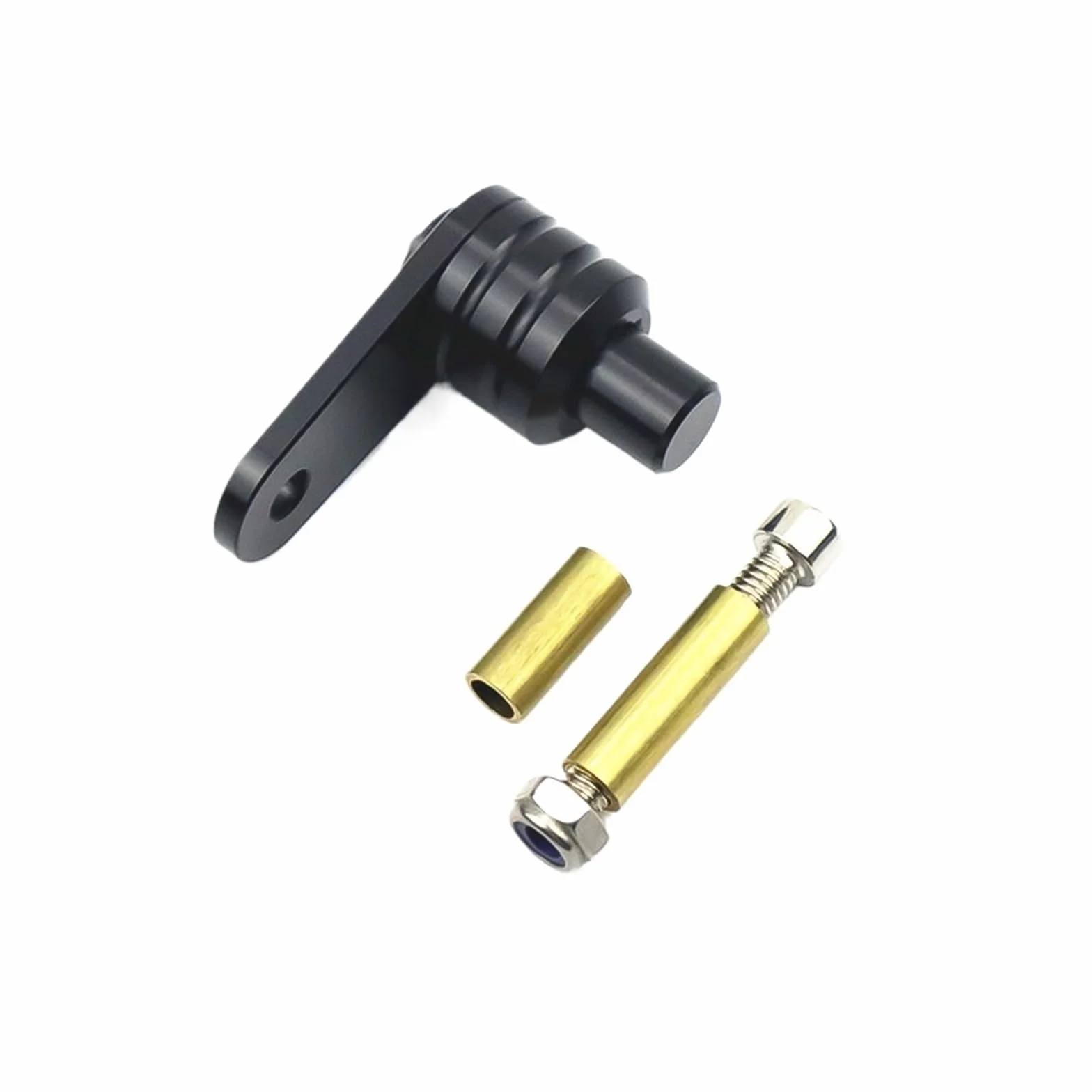 Parking Brake Switch Brake Motorcycle Lever Lock Replacement Compatible With 155/125 XMAX 400/300/250/125 NSS FORZA Moto Accessories (Material : Black, Size : 1)