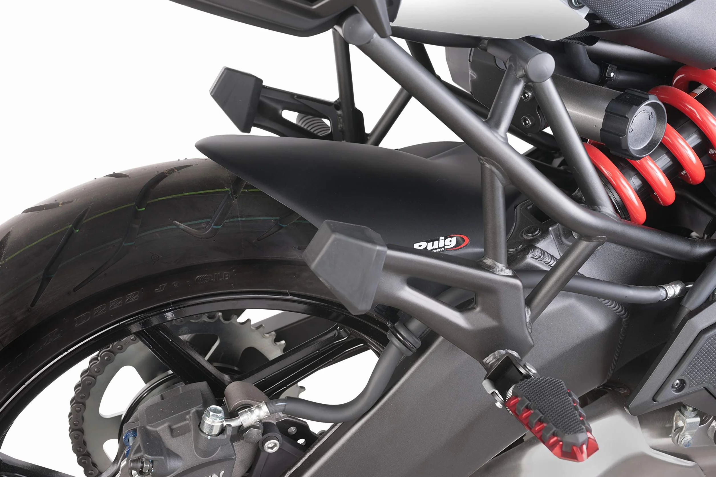 Puig Osłona tylnego koła Kawasaki VERSYS 07-14, VERSYS 650 2015 czarny matowy błotnik