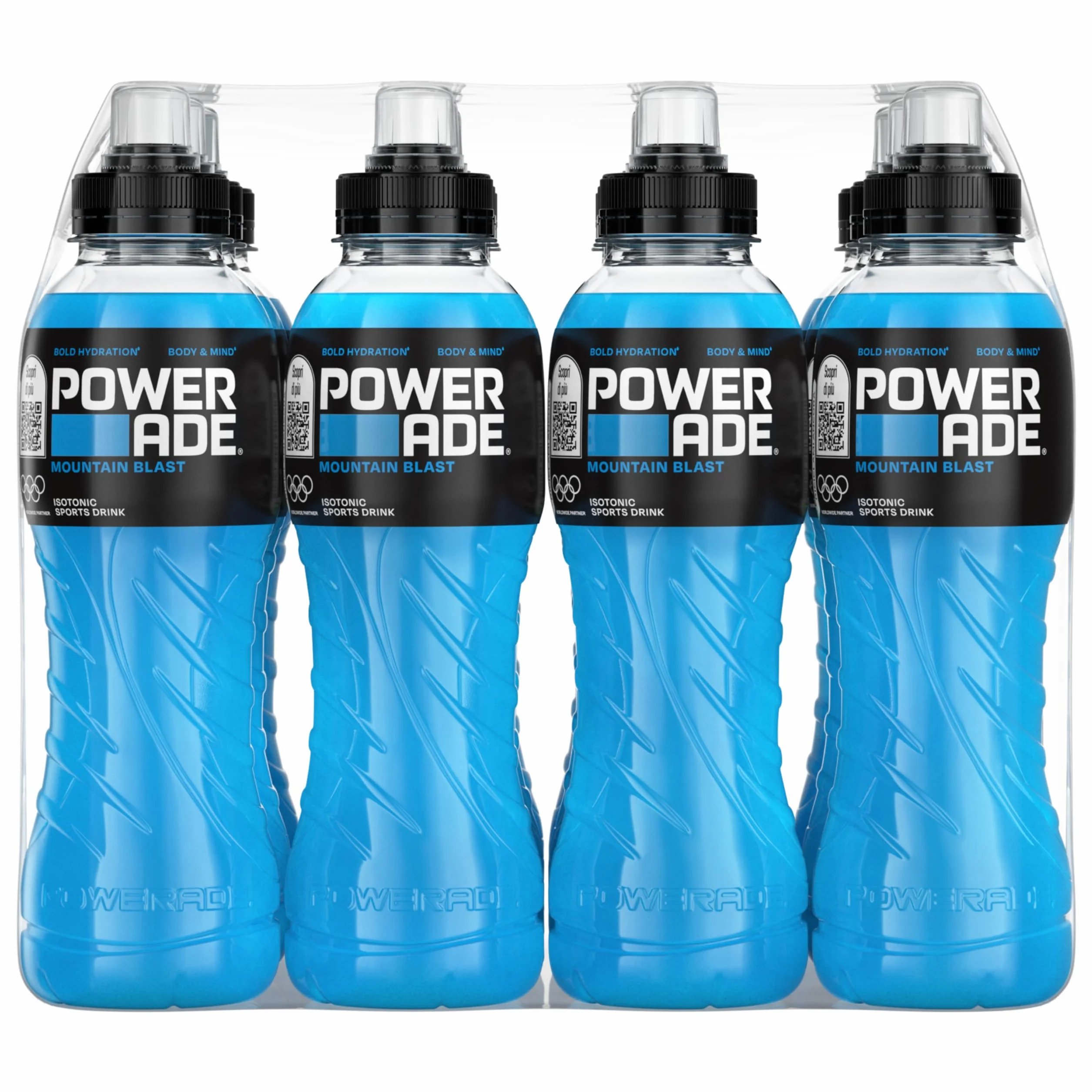 Powerade Mountainblast, opakowanie 12 sztuk (12 x 500 ml) (bez kaucji, dostawa tylko do Austrii)