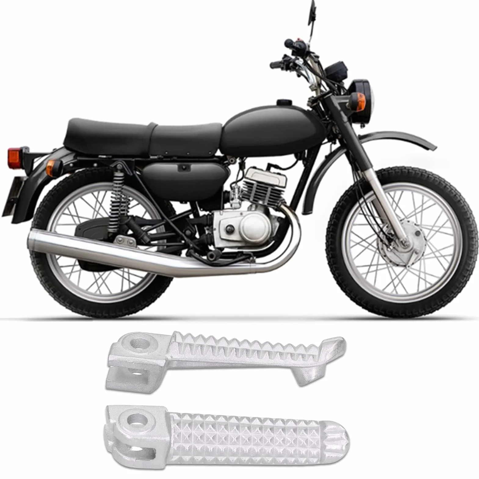 Pedał motocyklowy, podnóżek, metalowy podnóżek wyścigowy Moto, pedał podnóżka pasuje do R1 R6 MT09 MT07 R3 R15 R25 FZ1 FZ6 YZF600 YZF1000