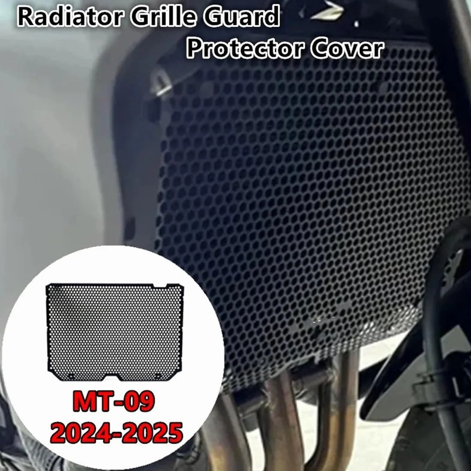 Pasuje do YAMAHA MT-09 MT09SP 2024-2025 XSR900 9GT, osłona chłodnicy, osłona ochronna grilla Oil Cooler Guard Chłodnica Protector Osłona(XSR900 LOGO)