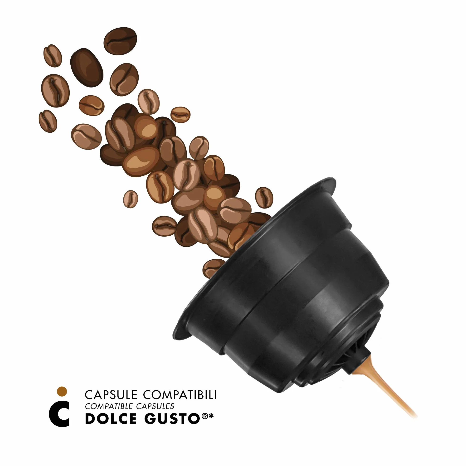 Dolce Gusto 96 kapsułek Il Caffè Italiano Napoli intensywność 12