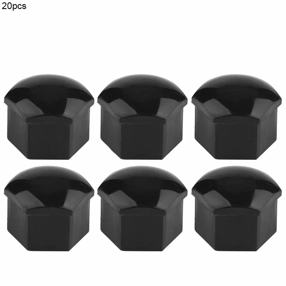 Nakrętka koła samochodu 19mm 20 sztuk Czarny