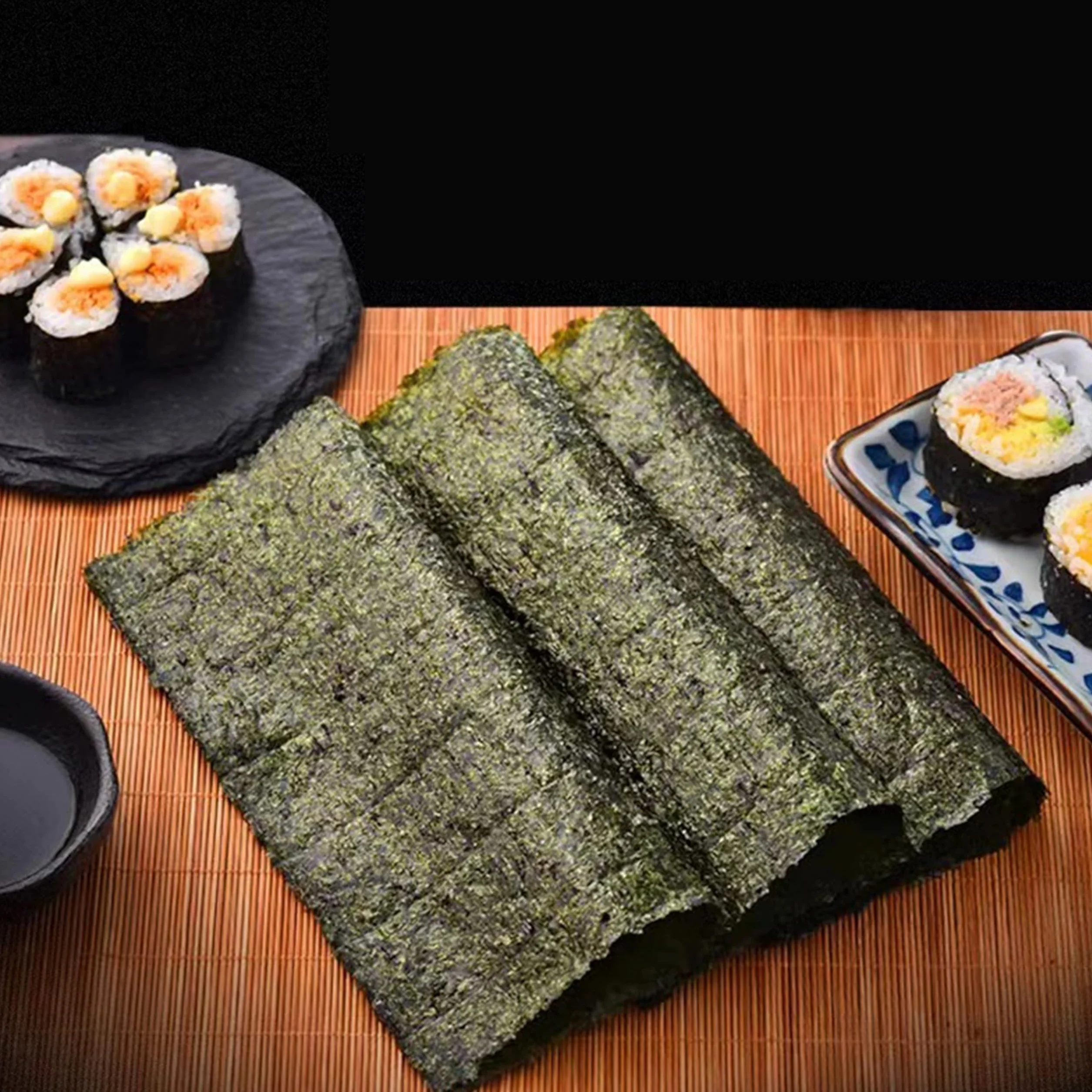 Nori Suszone wodorosty do japońskiego sushi Gold 1 opakowanie 50 arkuszy (1 opakowanie)