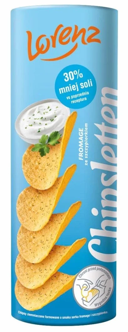 Chipsletten Chipsy ziemniaczane fromage ze szczypiorkiem 100 g