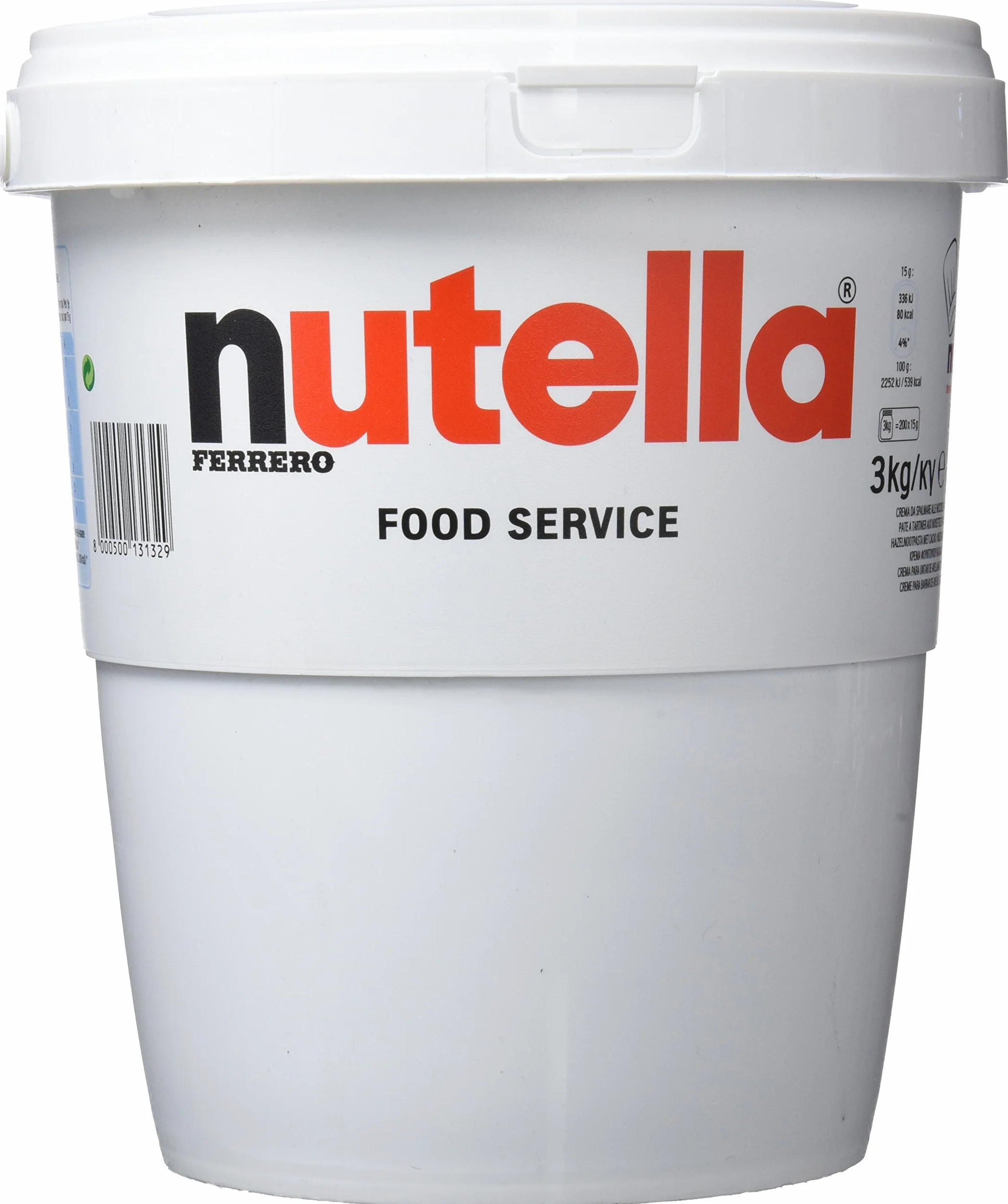 Nutella Czekoladowa wanna z orzechami laskowymi 3 kg - 1 x 3 kg