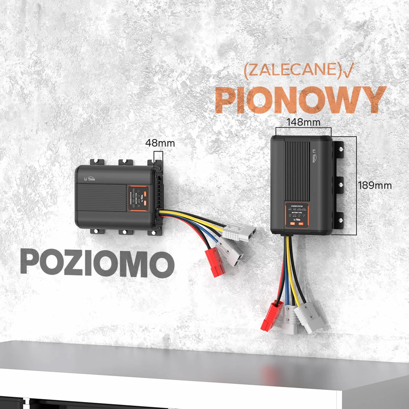 LiTime Ładowarka do akumulatorów 12 V 40 A DC-DC z MPPT, podwójne wejście, inteligentna ładowarka do akumulatorów litowych 14,6 V LiFePO4, szybkie ładowanie do WoMo, przyczep kempingowych, instalacji