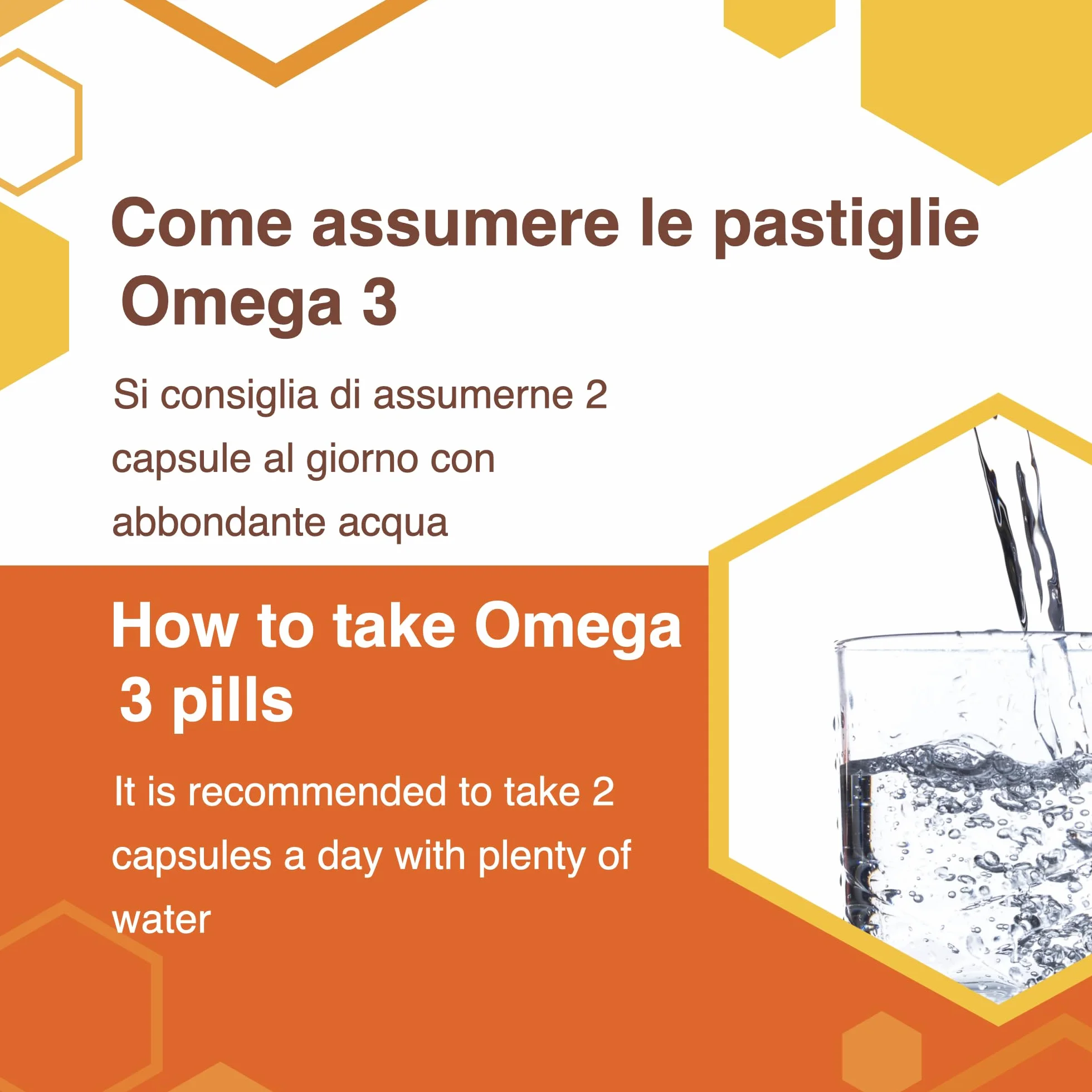 ERBOTECH Omega 3 kapsułki, opakowanie 100 g, ok. 70 kapsułek z olejem rybim, suplement diety z kwasami tłuszczowymi regulujący poziom cholesterolu i trójglicerydów