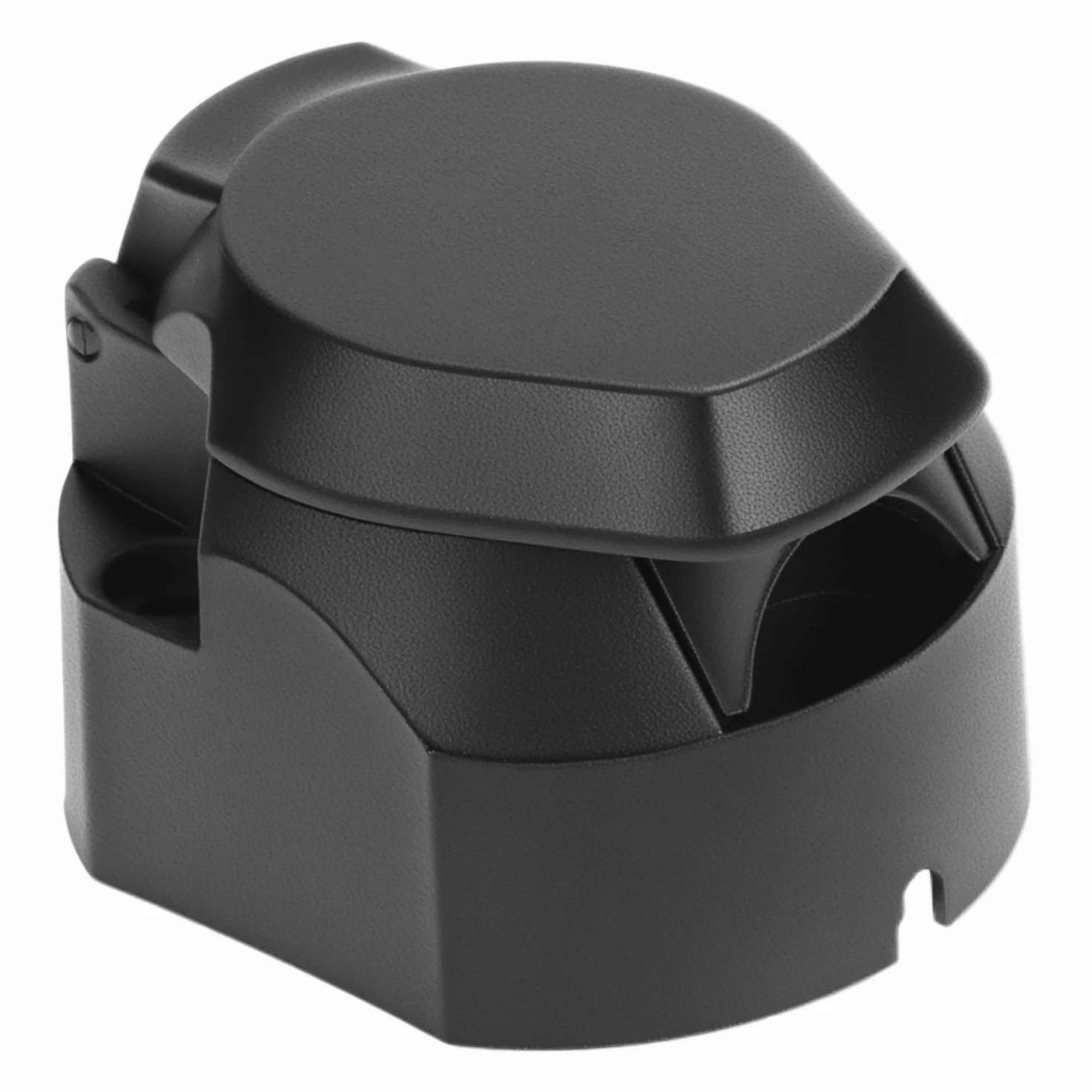 QWORK® 13-pinowe gniazdo przyczepy z gumową uszczelką, gniazdo żeńskie 12 V wodoodporne i trwałe do ciężarówki, kampera, samochodu, łodzi i przyczepy kempingowej