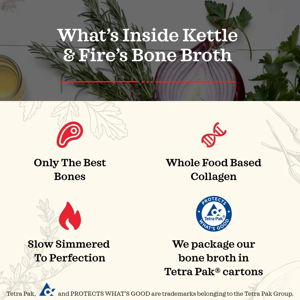 Kettle and Fire Bone Broth Beef 16,2 fl. oz.