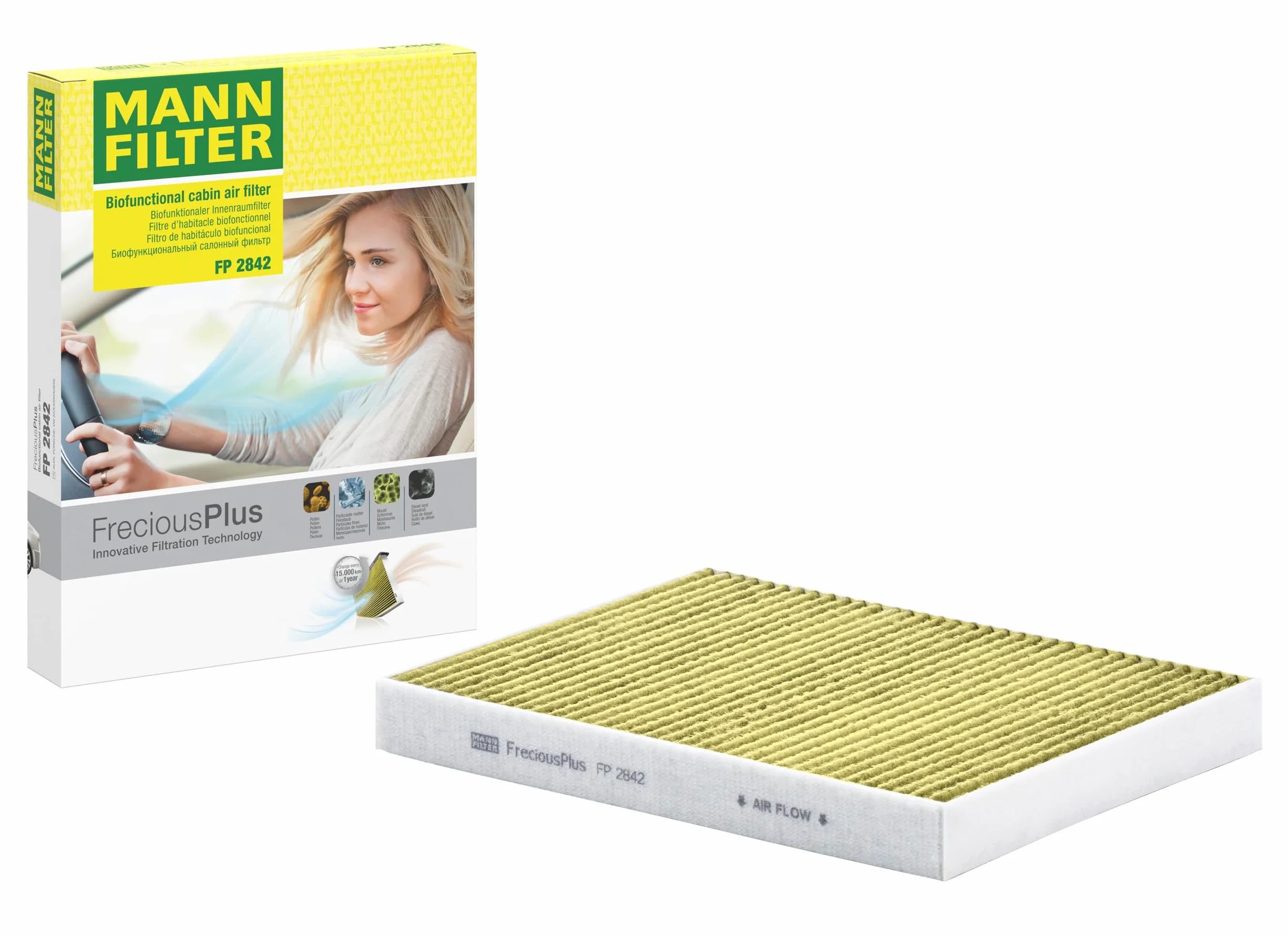 MANN-FILTER FP 2842 Filtr powietrza kabinowego