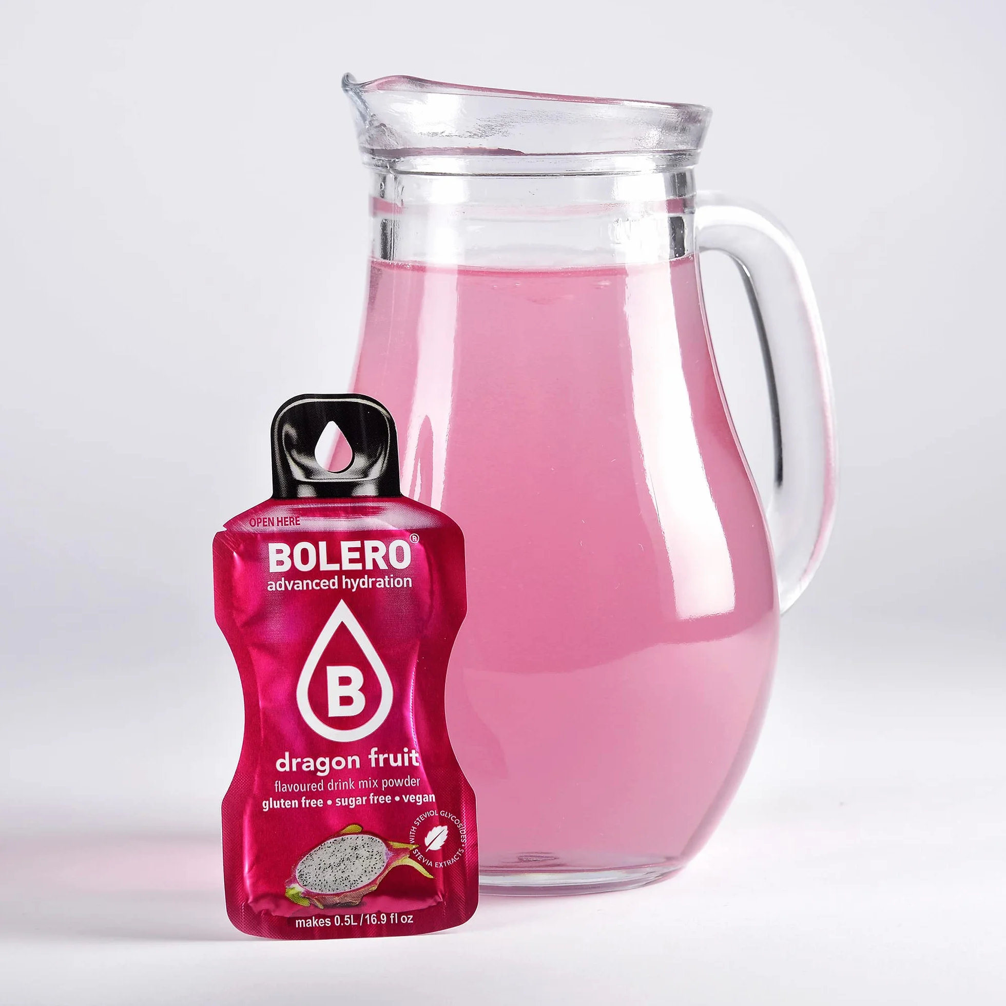 Bolero RED PUNCH MIX Saftpulver ohne Zucker gesüßt mit Stevia Vitamin C 24x9g