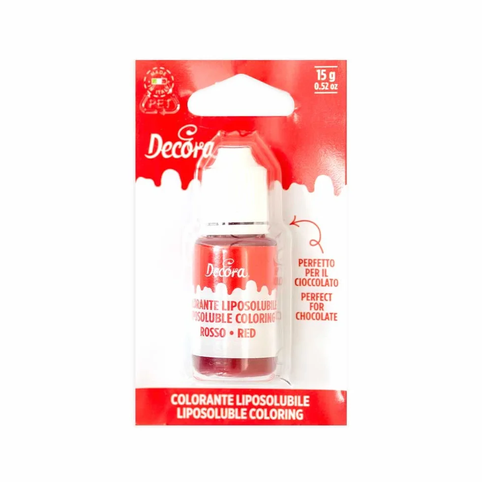 Decora czerwony płynny liposoluble kolor 15 g