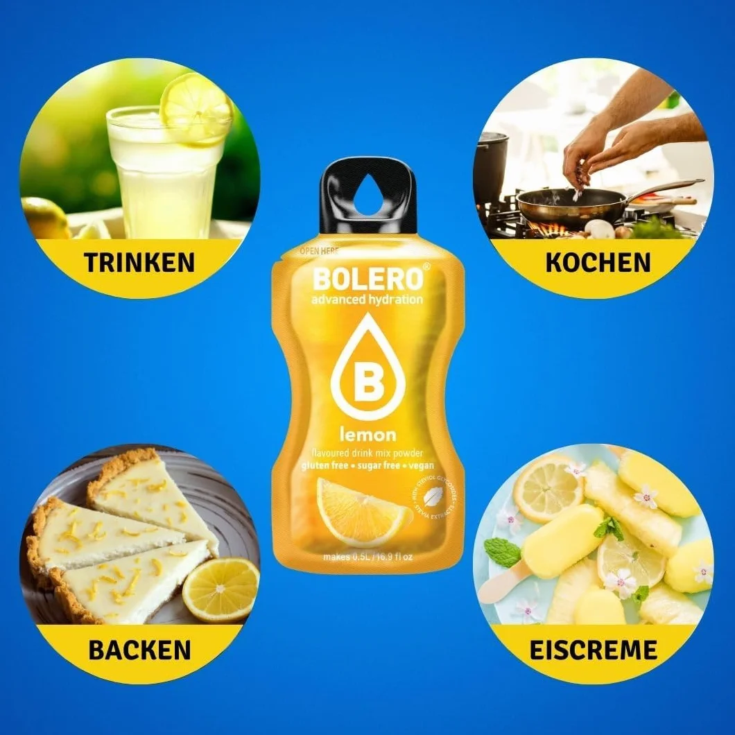 Bolero ALOE VERA POMEGRANATE 24x3g Proszek do napojów bez cukru z witaminą C bezglutenowy wegański