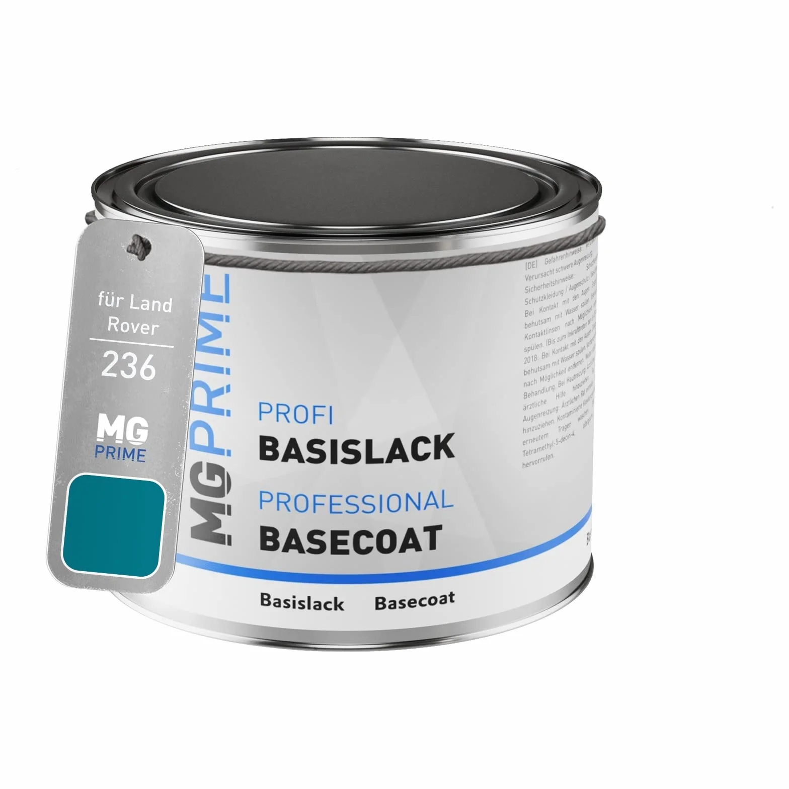 MG PRIME Lakier samochodowy Puszka gotowa do natrysku dla Land Rover 236 / LRC236-JCB Tuscan Blue Lakier bazowy 0,5 litra 500ml