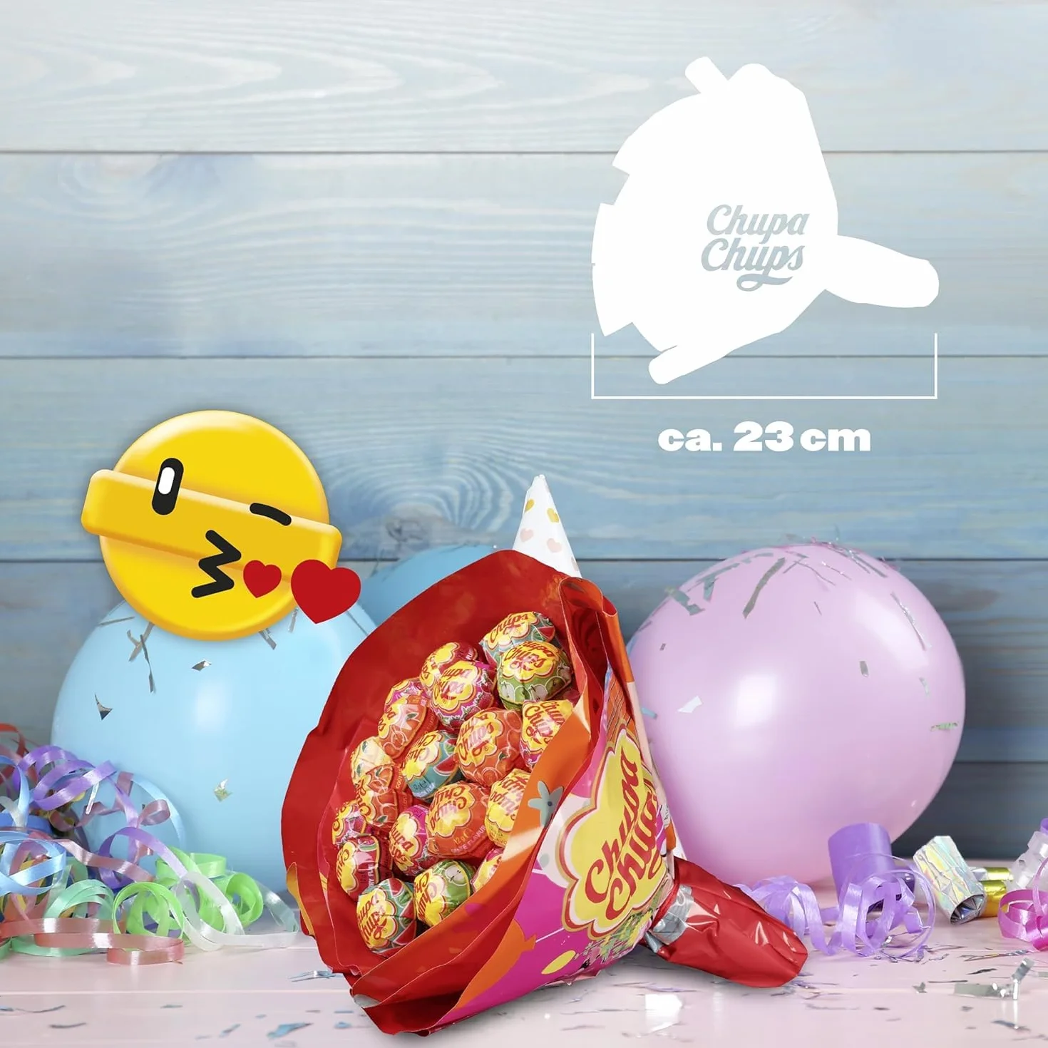 Chupa Chups Lolli Flower Bukiet z Lizaków, Mieszanka Owoców, 19 sztuk