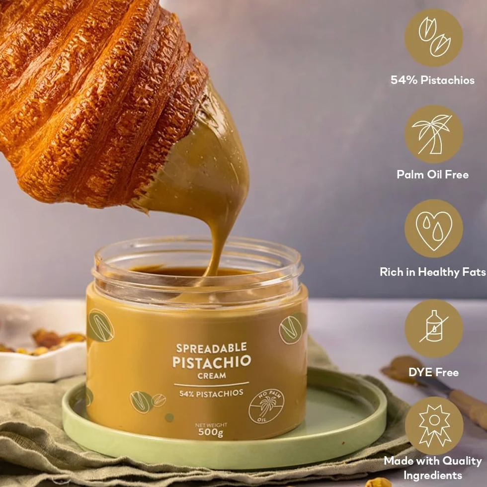 ORIGONUTS Krem Pistacjowy Pasta Pistacjowa 54% pistacji 500g