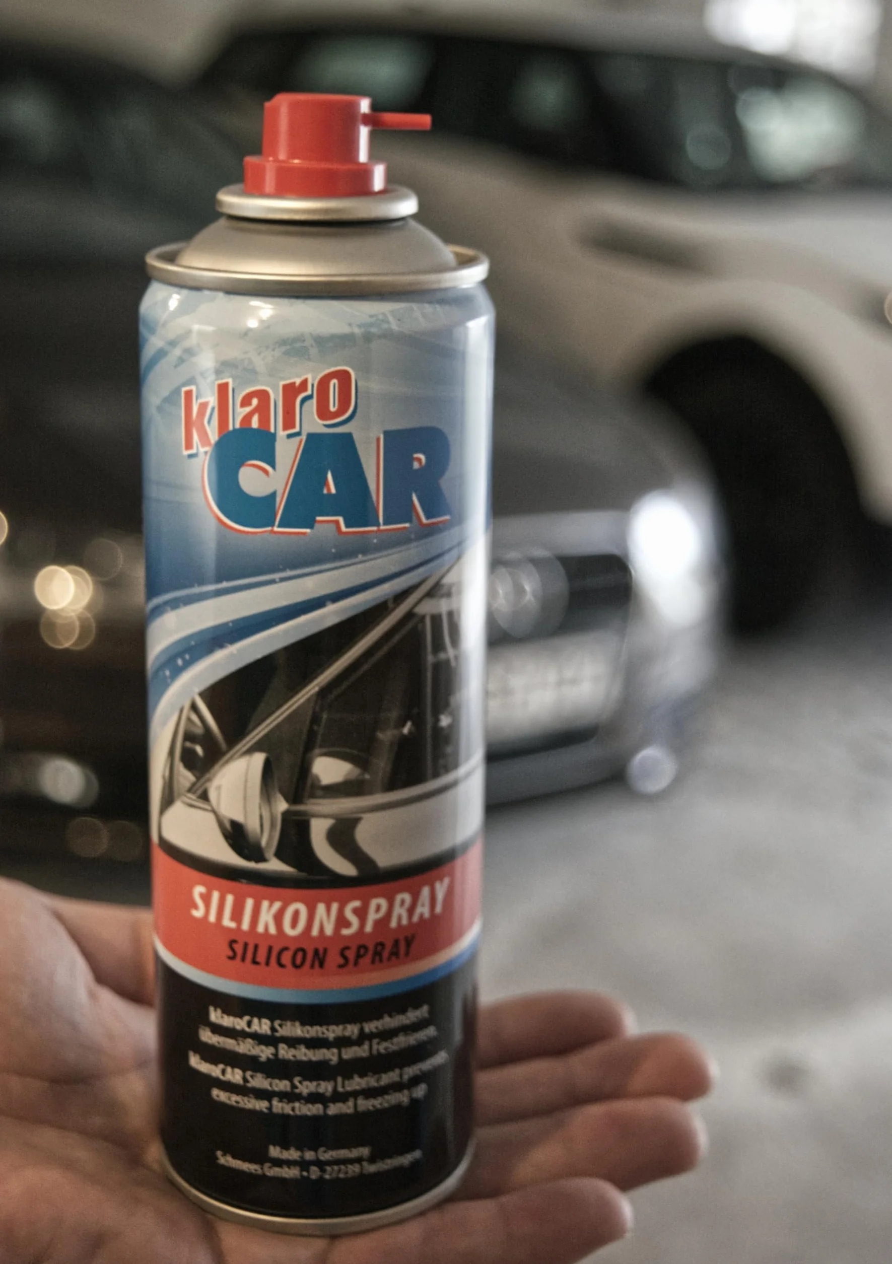 Spray silikonowy 300 ml | środek ślizgowy, do pielęgnacji i ochrony | chroni, pielęgnuje i smaruje niezawodnie tworzywa sztuczne, gumę, skórę, metal i drewno | Made in Germany