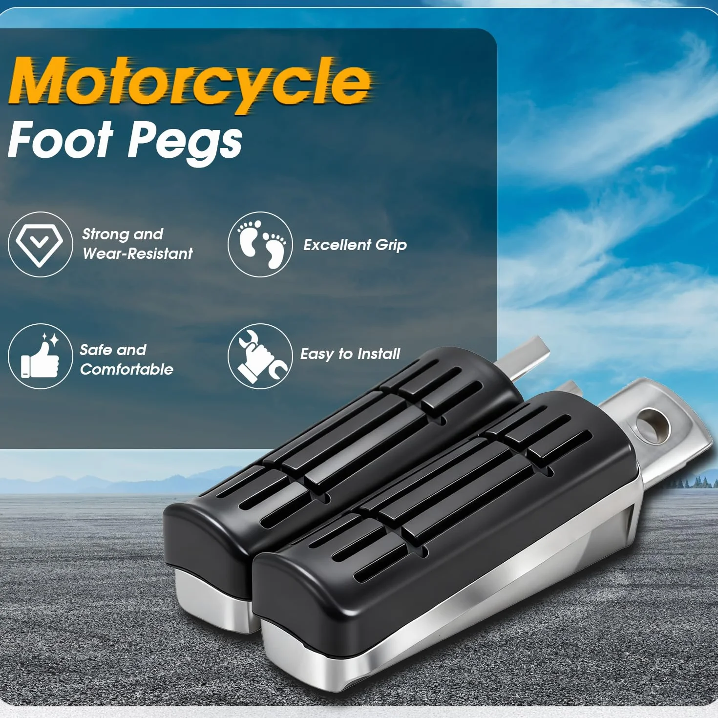 Podnóżki motocyklowe do MT03 MT07 XJ6 TDR125R FZ6 FZ1 FZ6R FZR600 FZS600 FJR1300 XJ600N XJ600S YZF600 R6 YZF600 R6S TDM900 XJ900 0S YZF 1000 R1