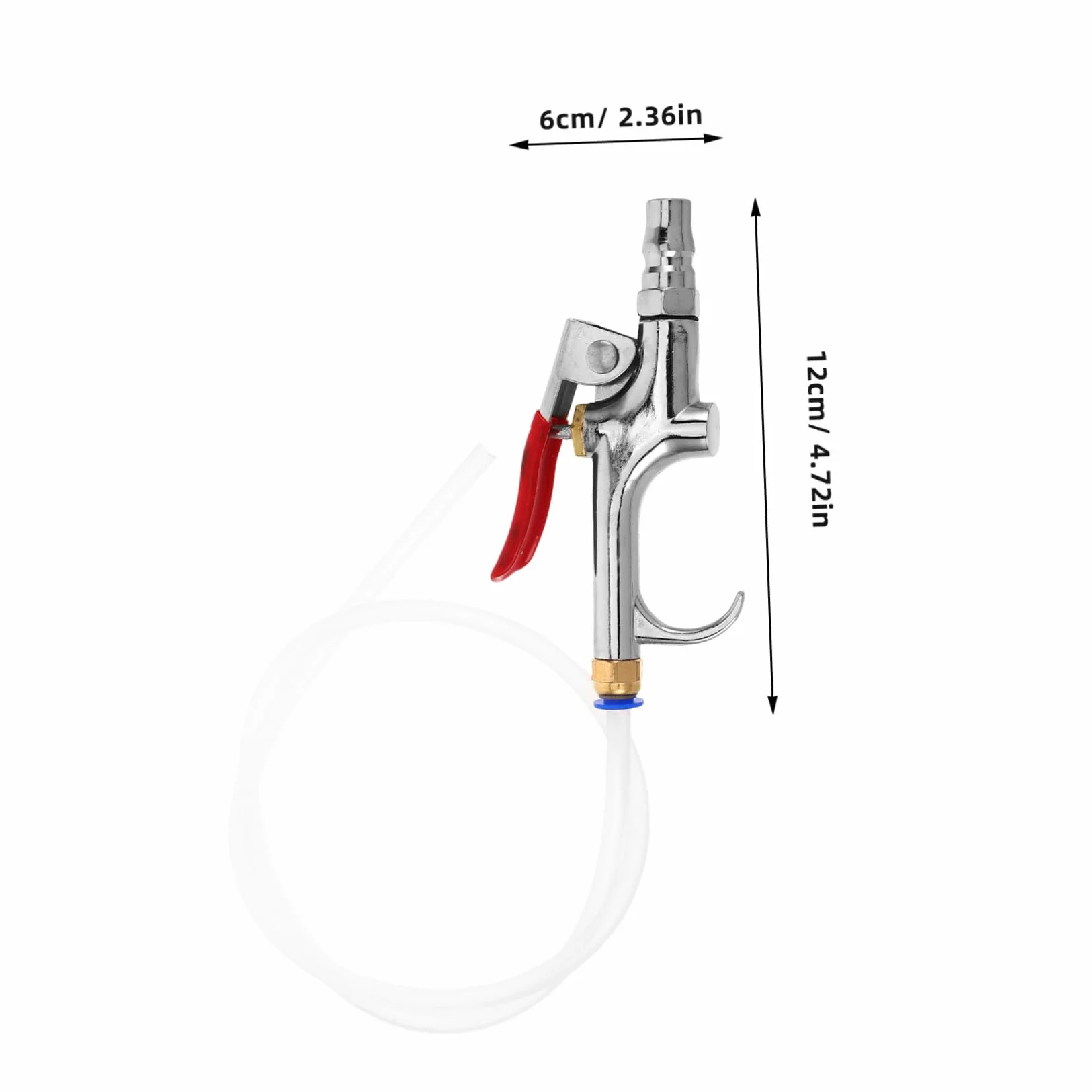 Air Blow Gun z Wężem Do Czyszczenia Silnika Powietrznym Nadmuchem Wysokociśnieniowy Pneumatyczny Odpylacz Do Usuwania Osadów Węglowych i Suszenia Cylindrów Samochodowych Narzędzie