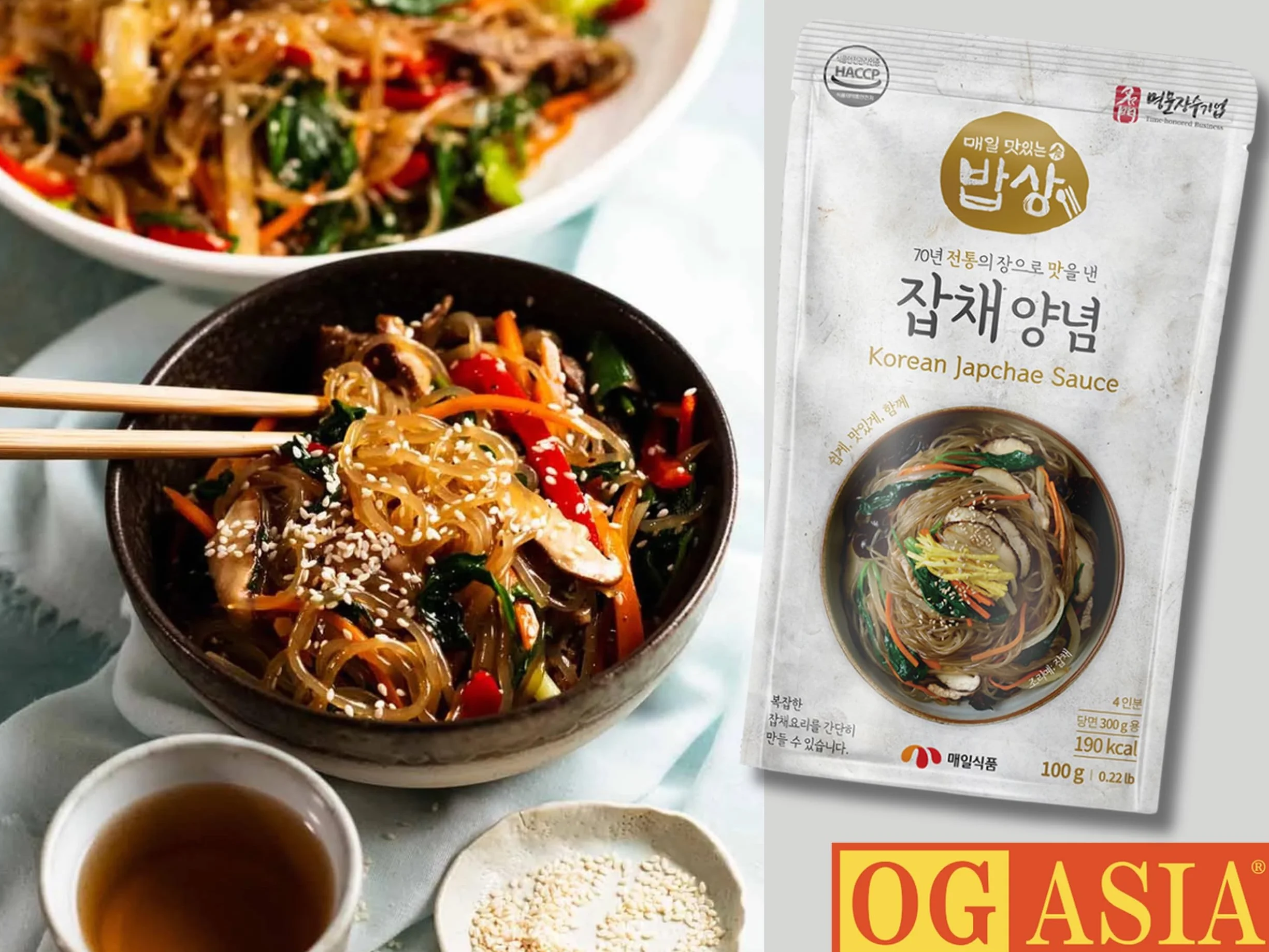 MAEIL FOOD Sos Japchae - koreański sos premium do szklanego makaronu - OG ASIA - 100 g