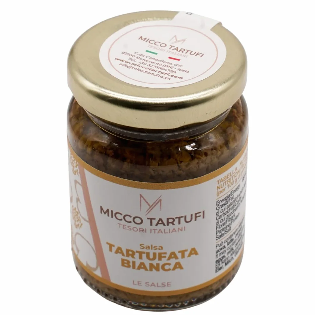 Biały sos truflowy (Tuber Magnatum Pico) – 80 g – gotowy do użycia – Gourmet – Made in Italy